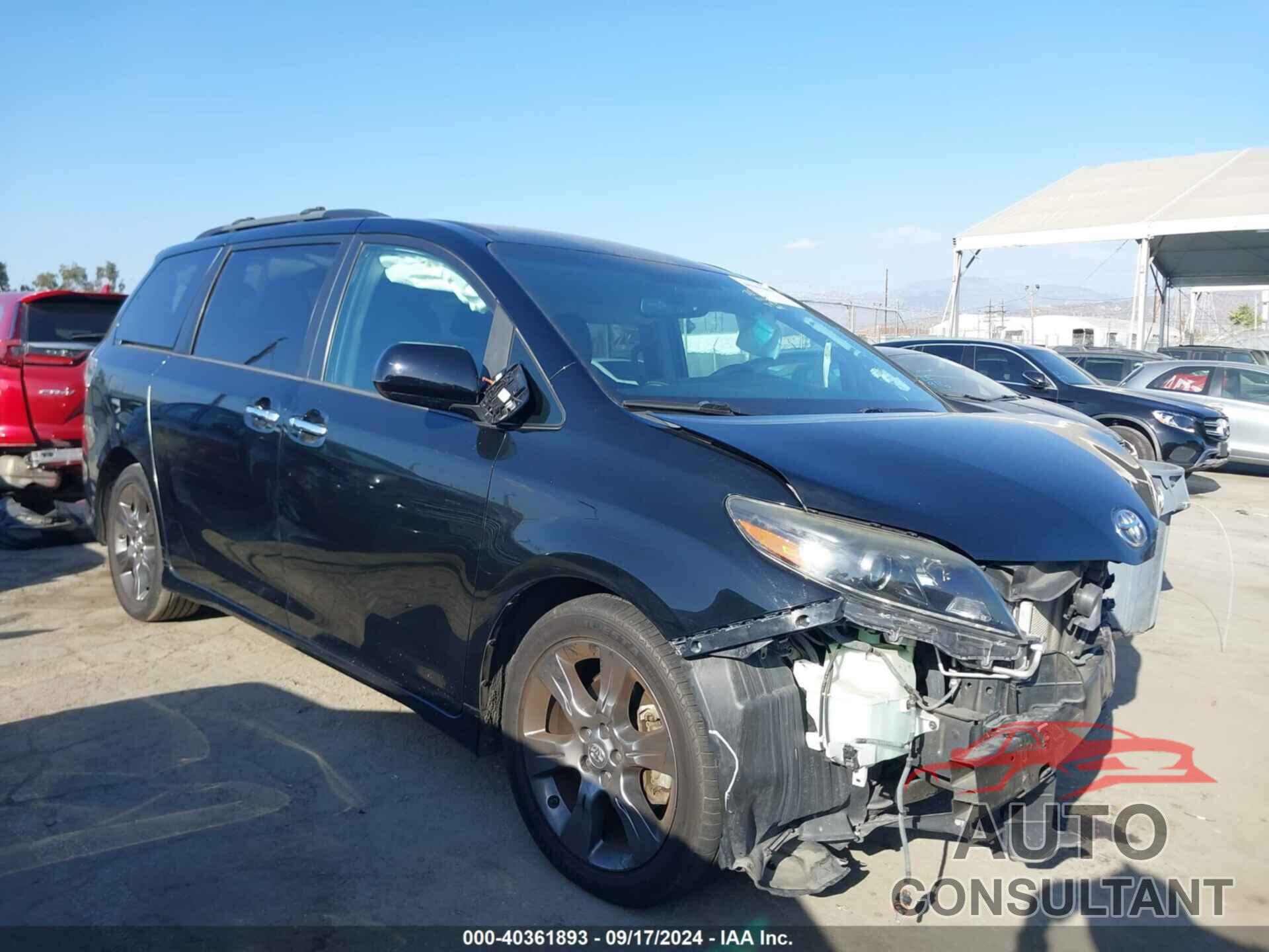 TOYOTA SIENNA 2015 - 5TDXK3DC8FS668147