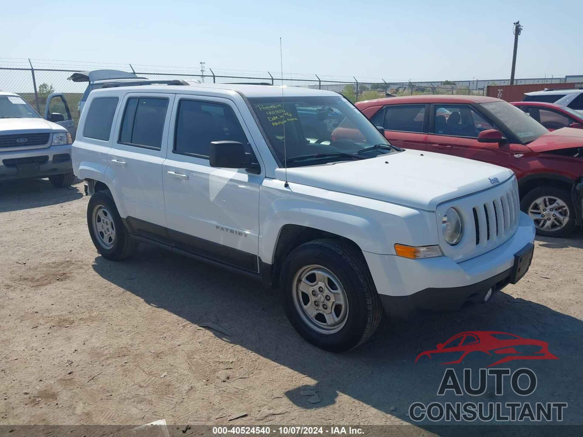 JEEP PATRIOT 2016 - 1C4NJPBA4GD513319