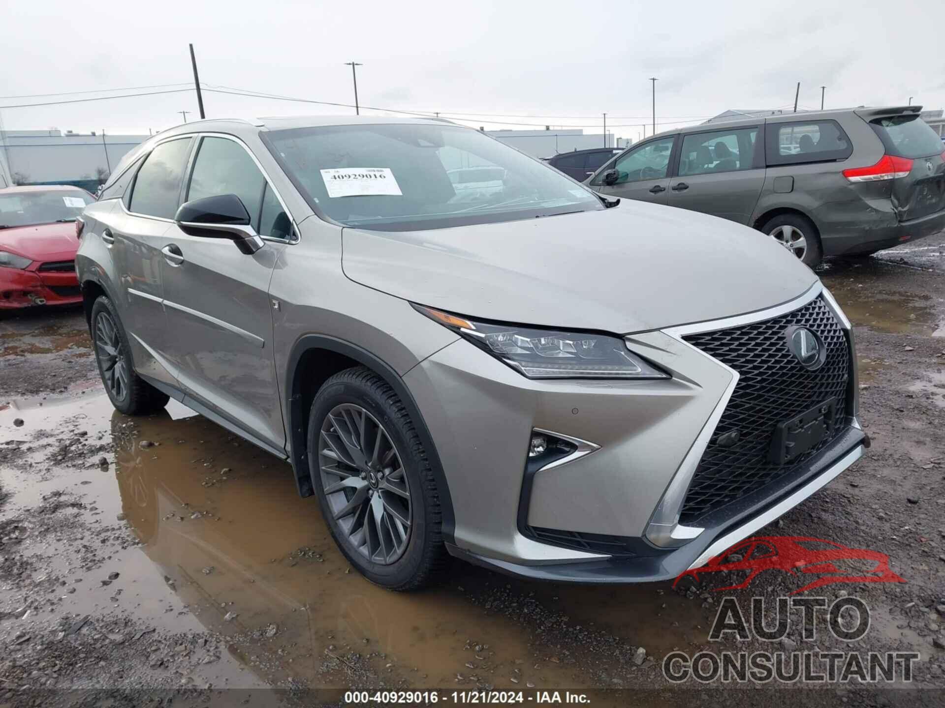 LEXUS RX 350 2018 - 2T2BZMCA5JC142566