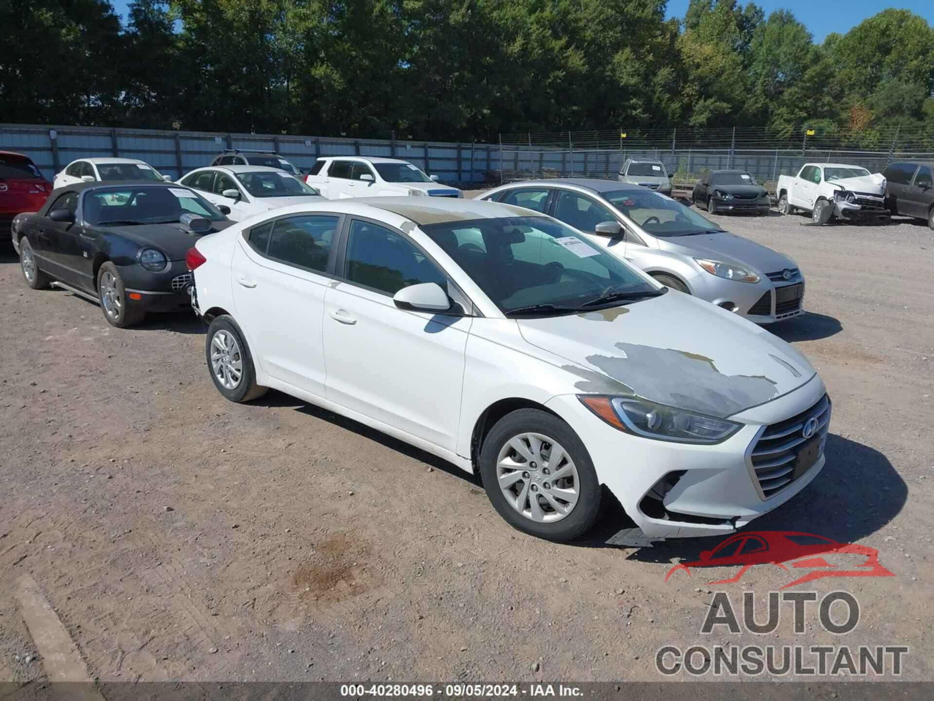 HYUNDAI ELANTRA 2017 - 5NPD74LF9HH179142