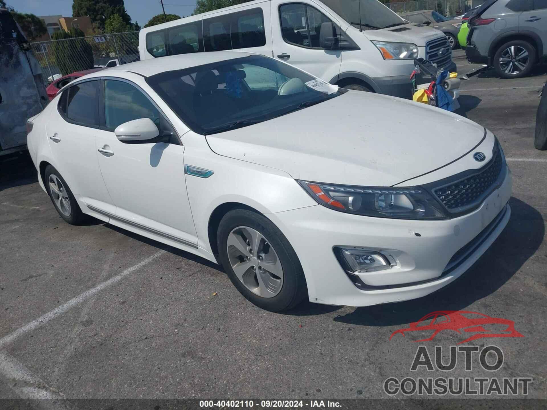 KIA OPTIMA HYBRID 2016 - KNAGM4AD3G5095031