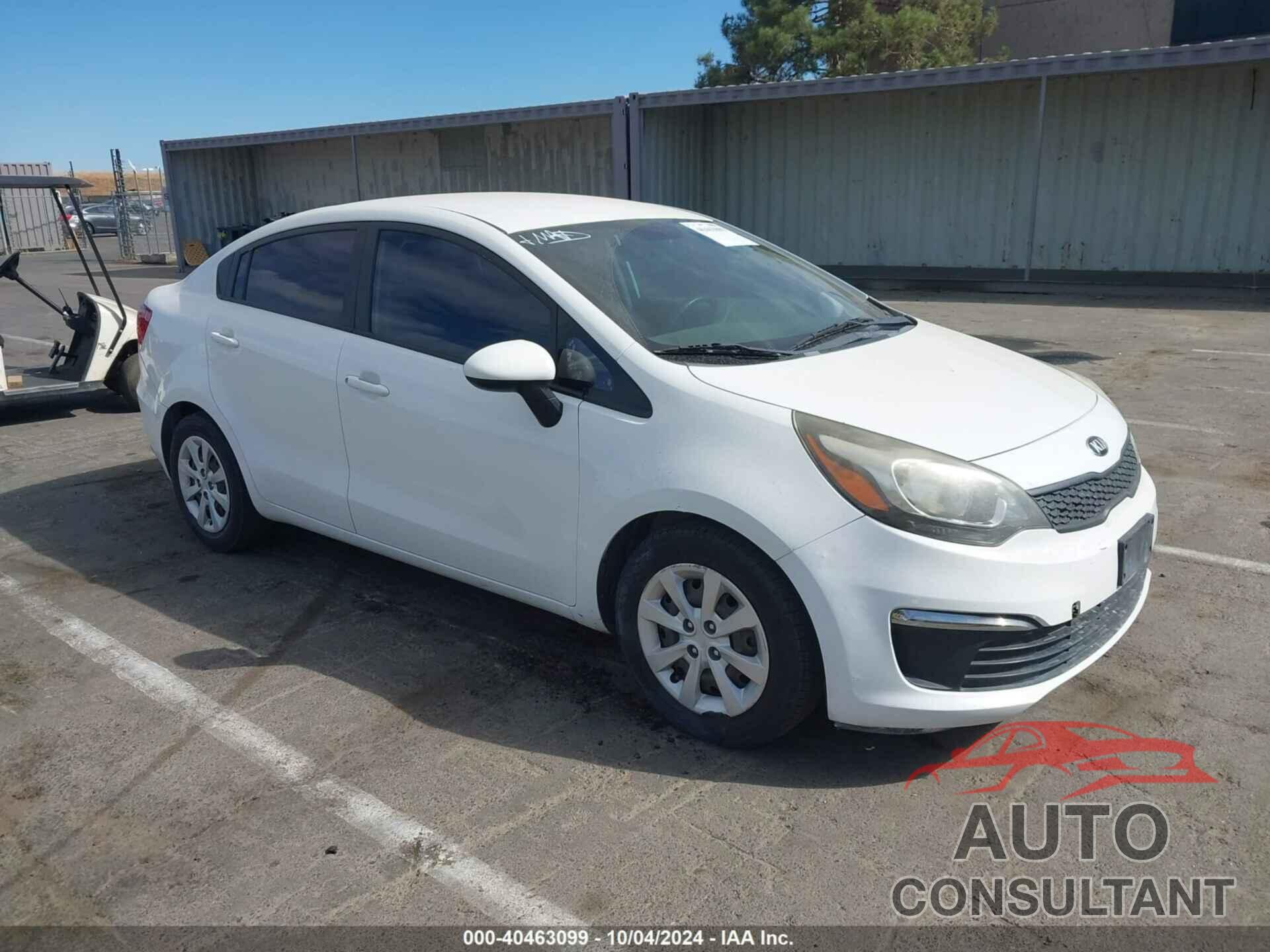 KIA RIO 2016 - KNADM4A38G6601179