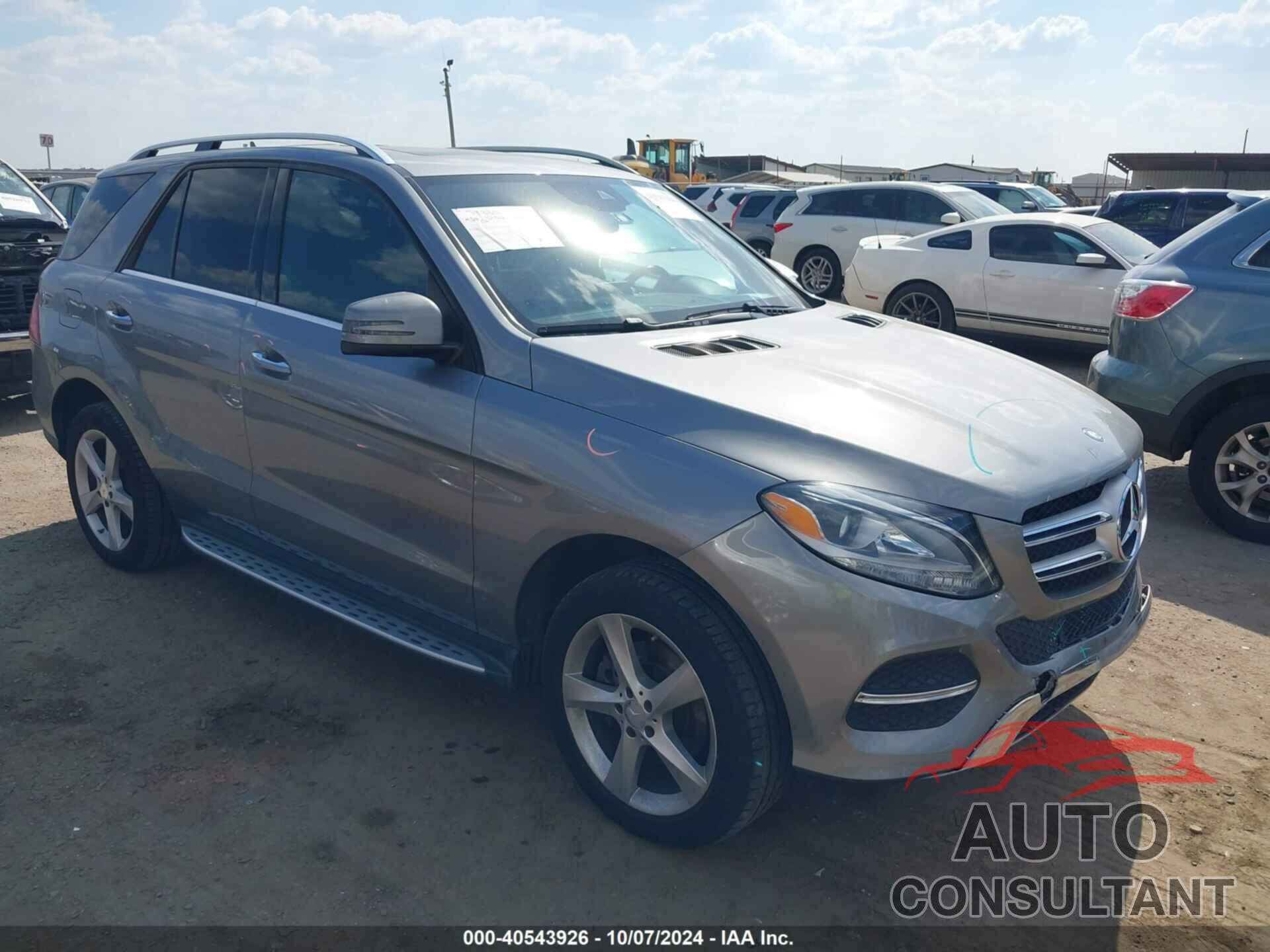 MERCEDES-BENZ GLE 350 2016 - 4JGDA5HBXGA684251