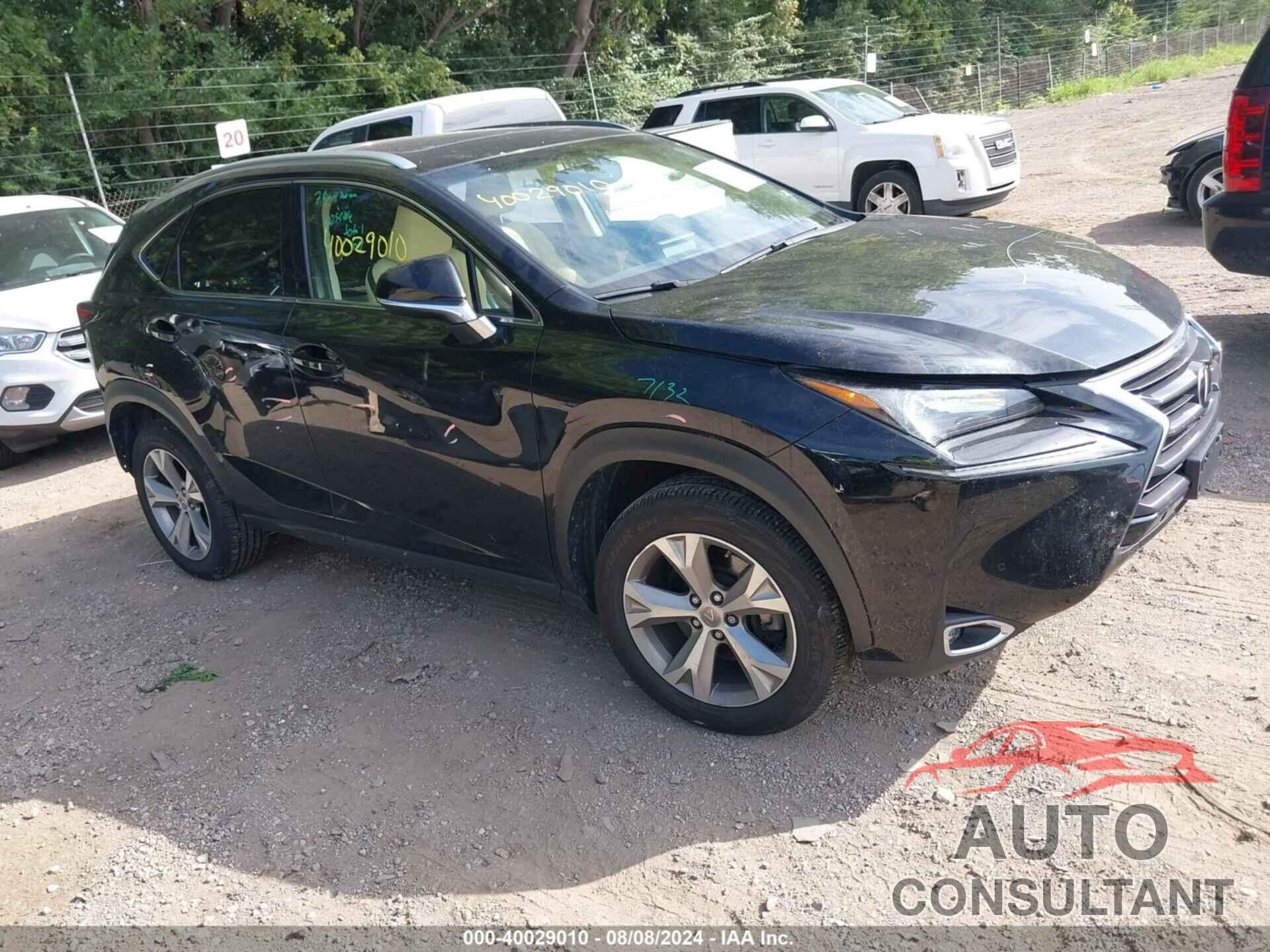 LEXUS NX 200T 2017 - JTJBARBZ4H2109175