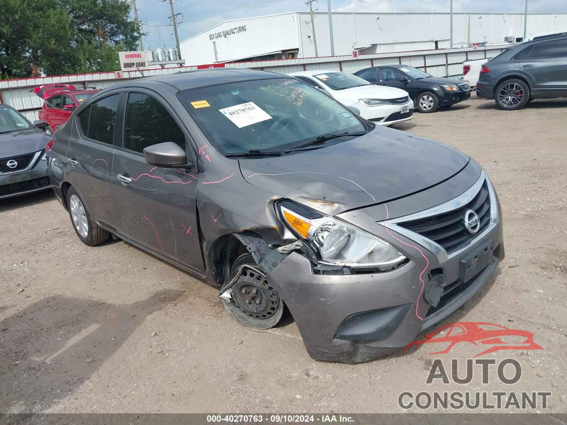 NISSAN VERSA 2016 - 3N1CN7AP5GL876260