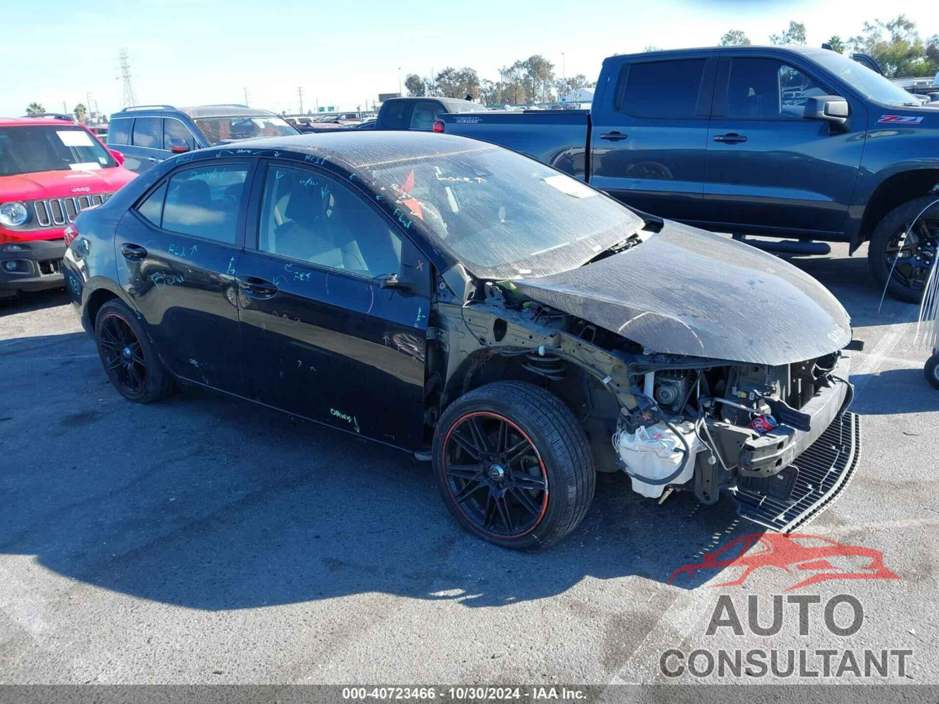 TOYOTA COROLLA 2019 - 2T1BURHE7KC166865