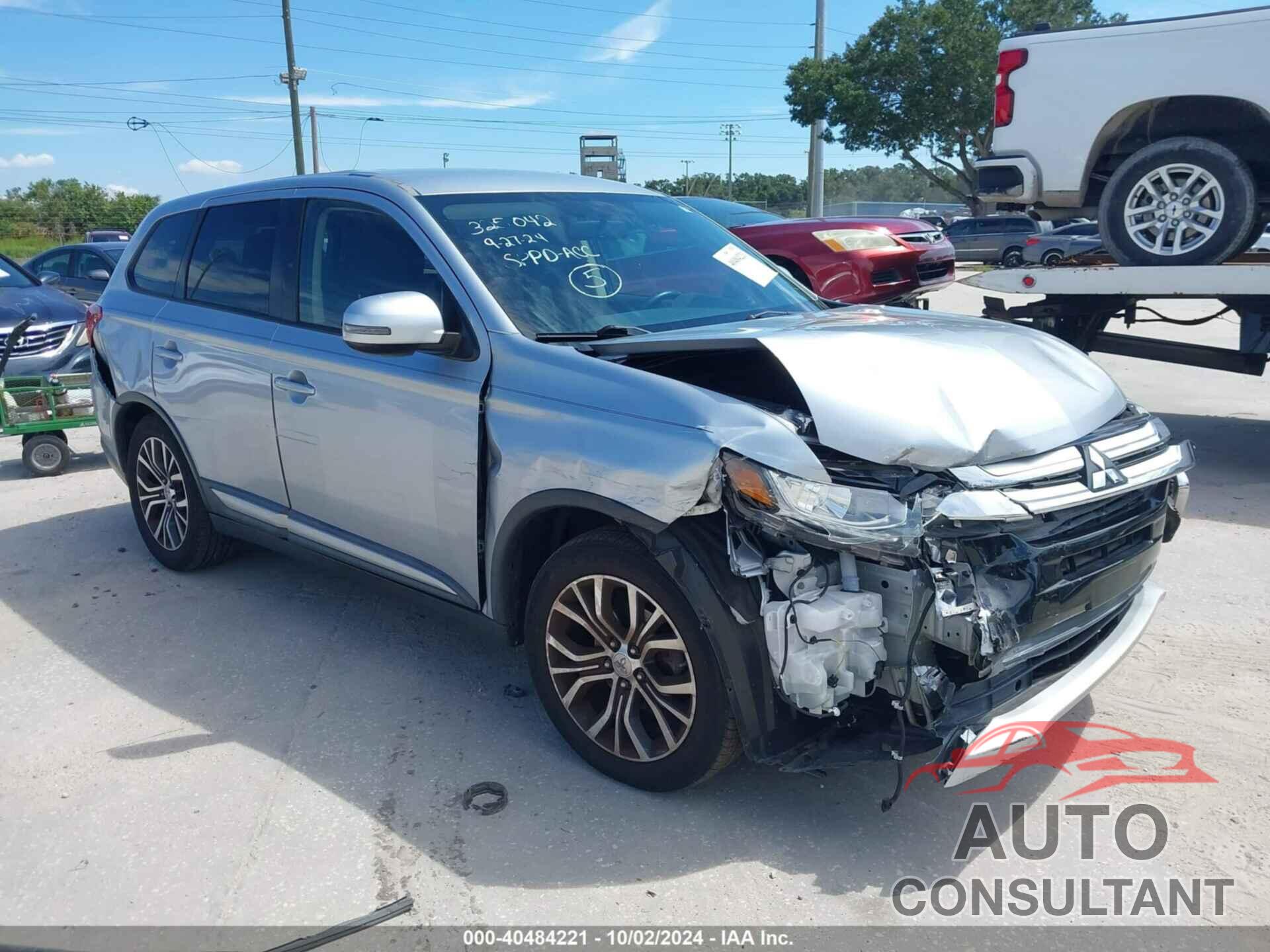 MITSUBISHI OUTLANDER 2017 - JA4AD3A31HZ046599