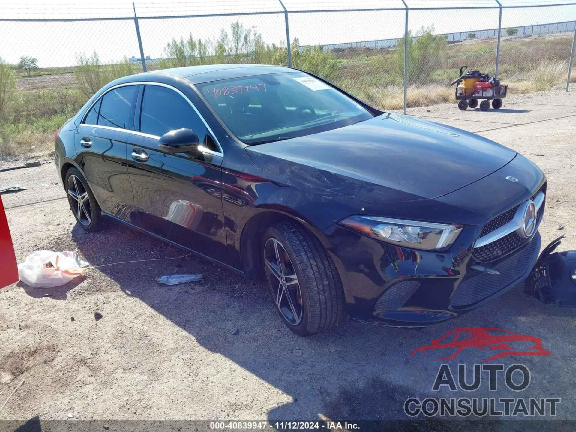MERCEDES-BENZ A 220 2021 - W1K3G4EB1MJ254820