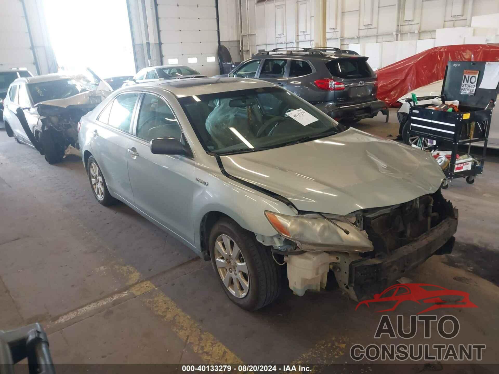 TOYOTA CAMRY HYBRID 2009 - JTNBB46K293049873