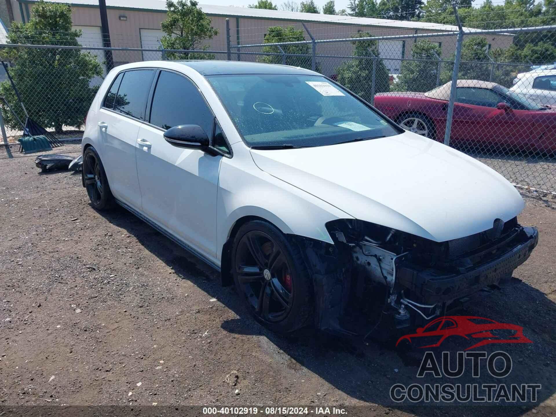 VOLKSWAGEN GOLF GTI 2017 - 3VW547AU2HM026500