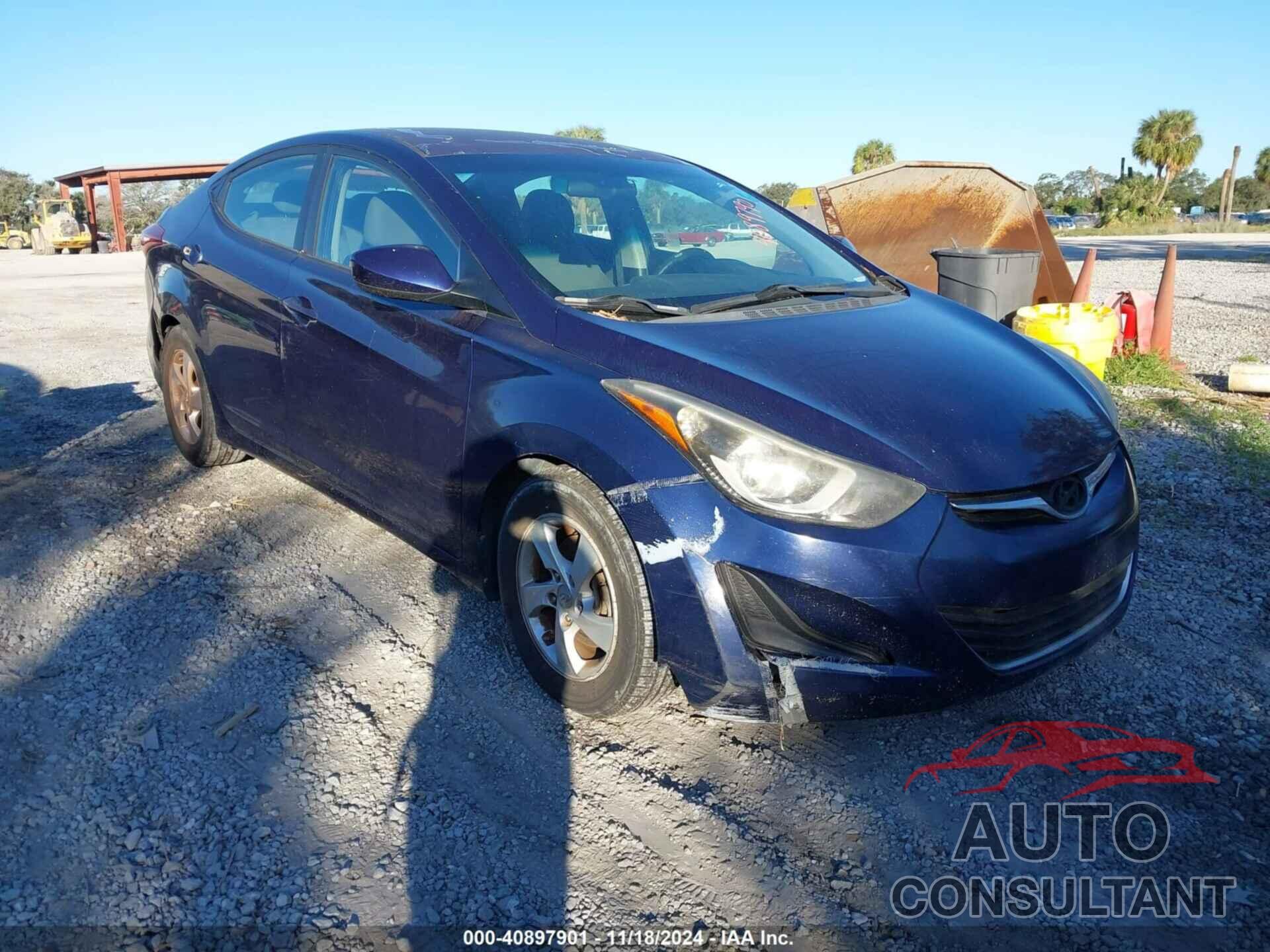 HYUNDAI ELANTRA 2014 - 5NPDH4AE1EH460077