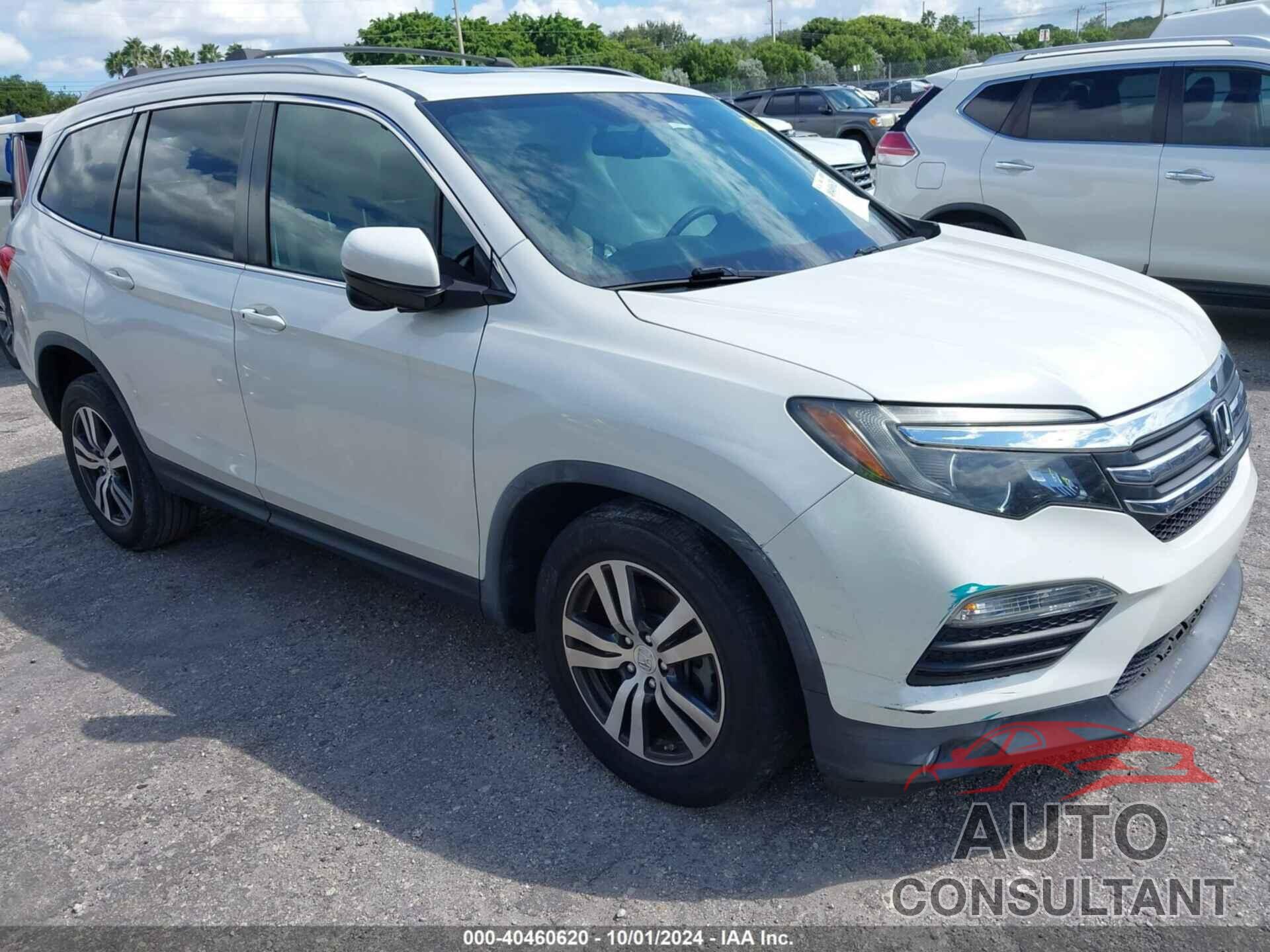 HONDA PILOT 2018 - 5FNYF5H58JB012978