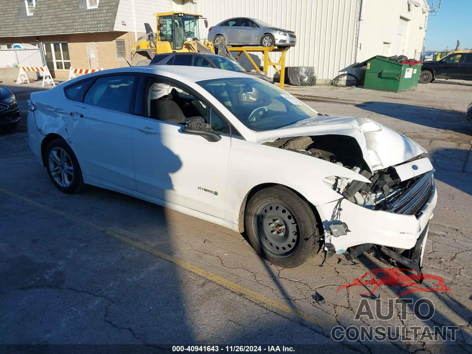 FORD FUSION HYBRID 2018 - 3FA6P0LU4JR153542