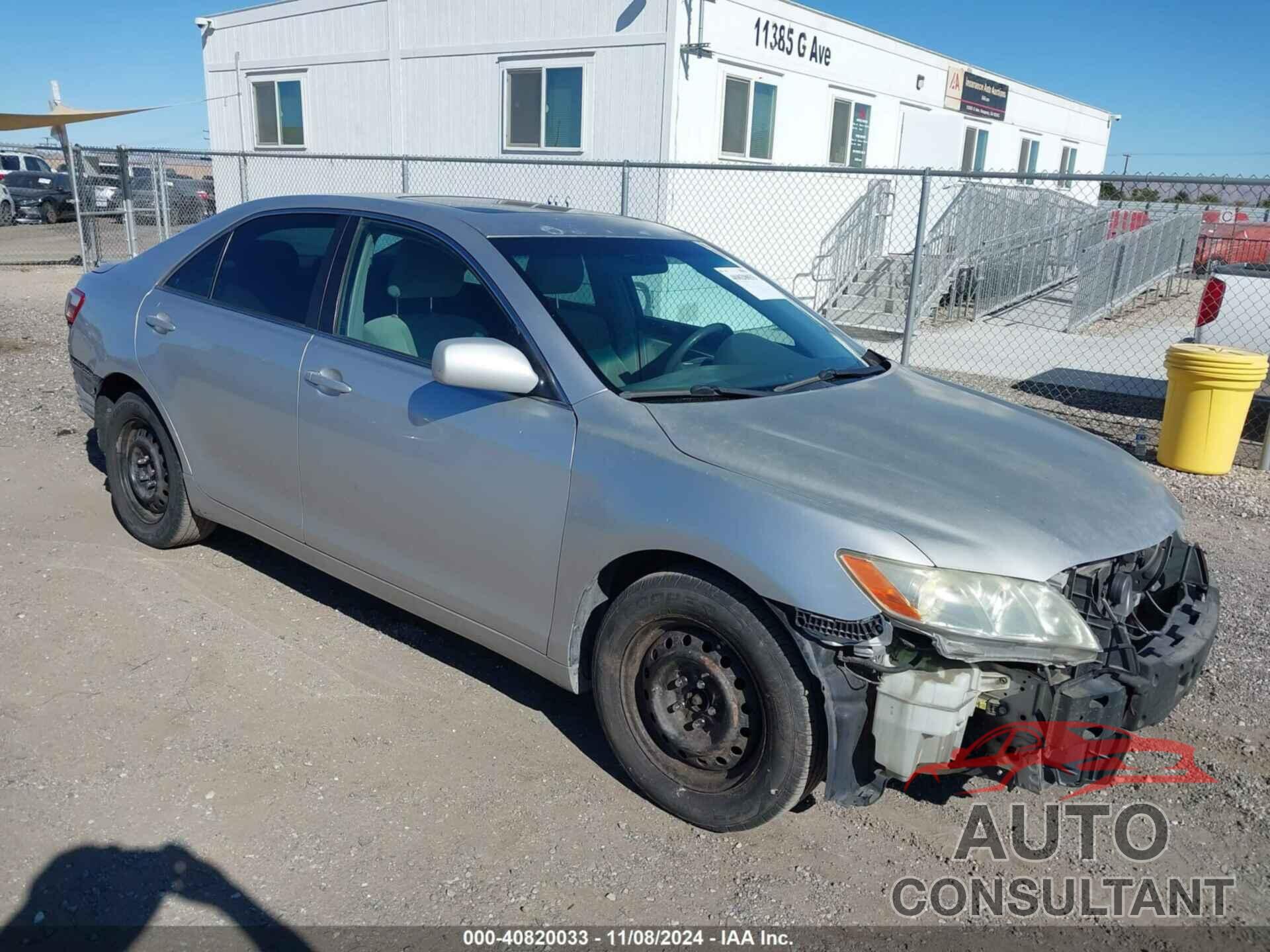 TOYOTA CAMRY 2009 - 4T4BE46K59R130079
