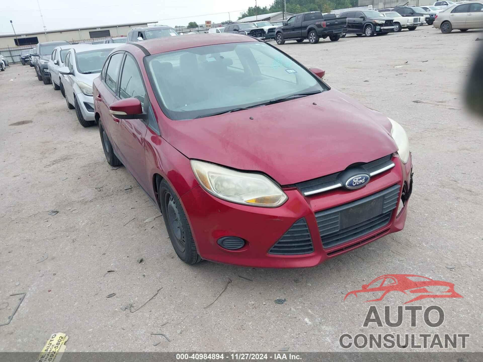 FORD FOCUS 2013 - 1FADP3F28DL289808