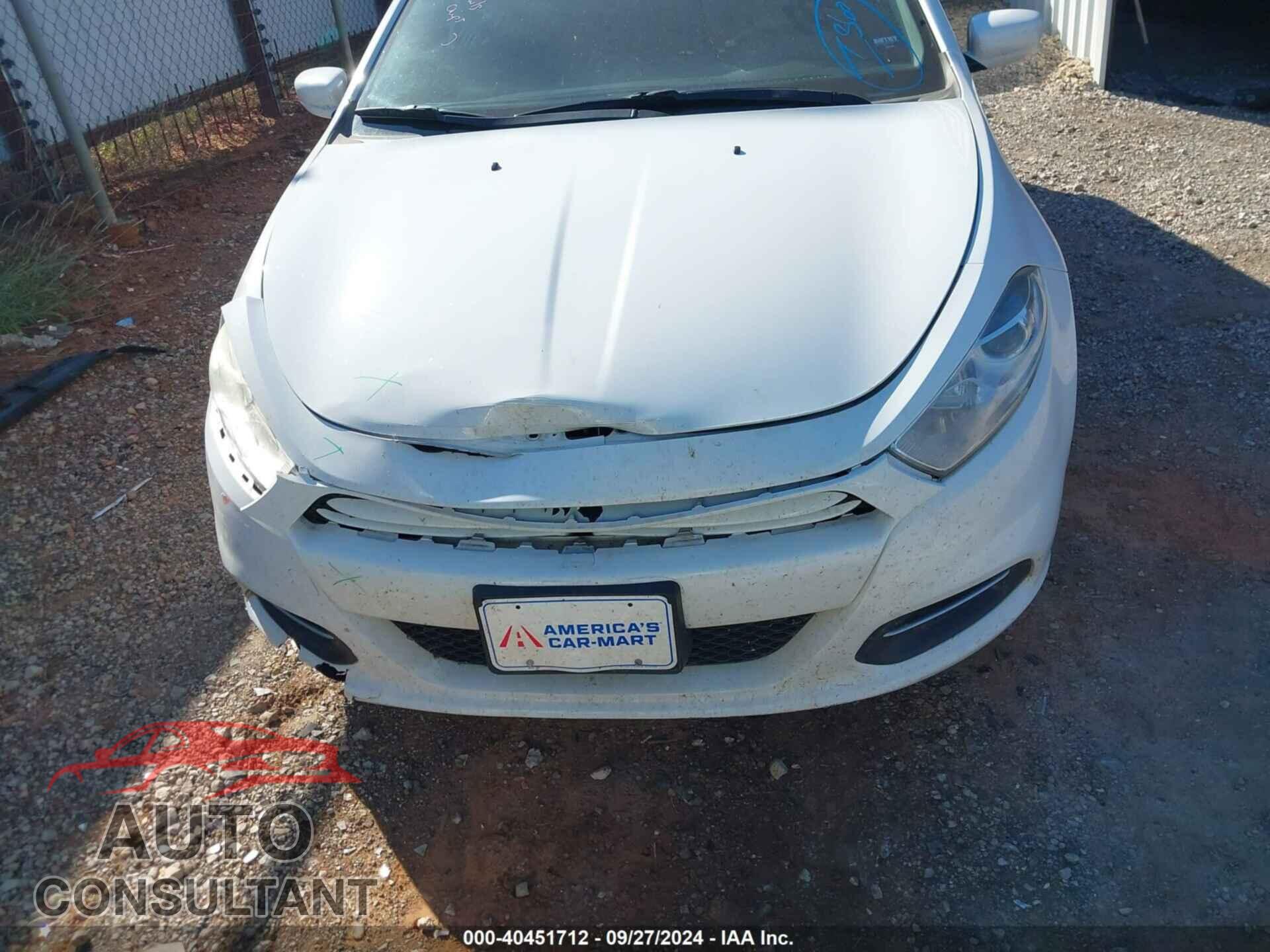 DODGE DART 2015 - 1C3CDFAA4FD194565