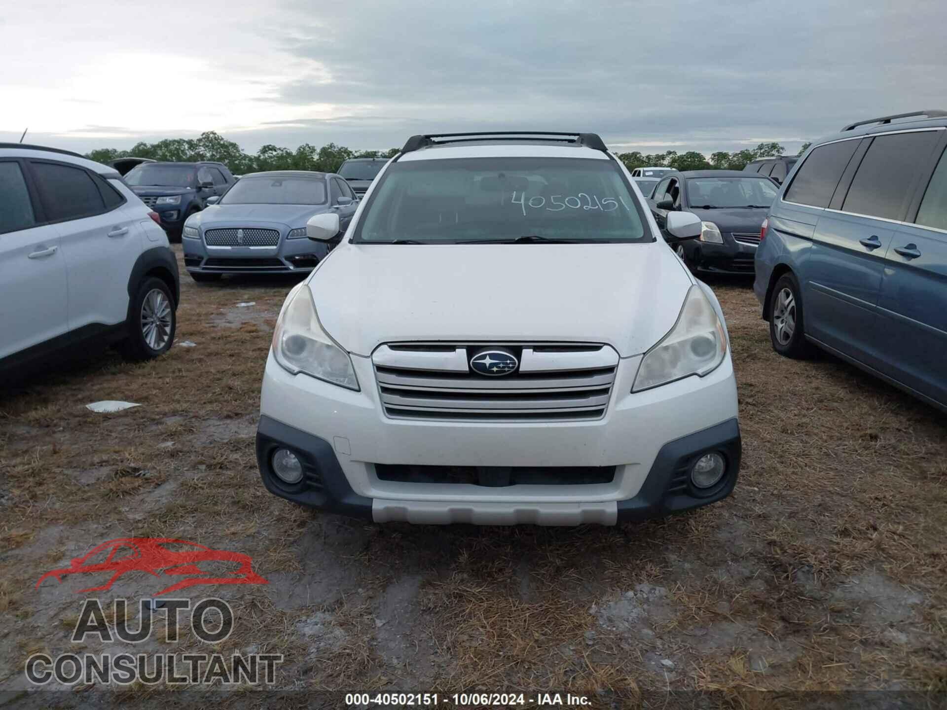 SUBARU OUTBACK 2014 - 4S4BRDLC9E2304656