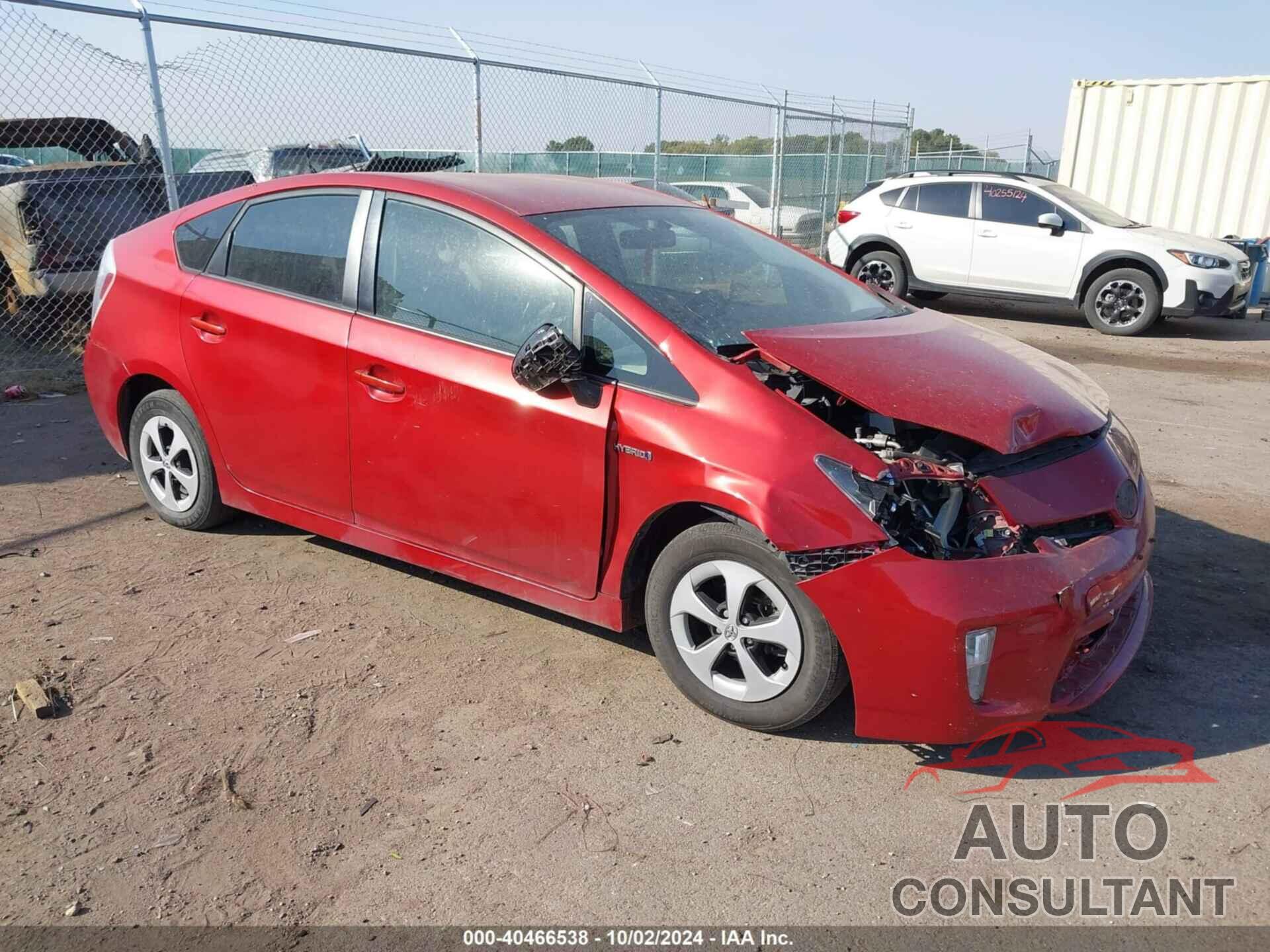 TOYOTA PRIUS 2013 - JTDKN3DU1D1695193
