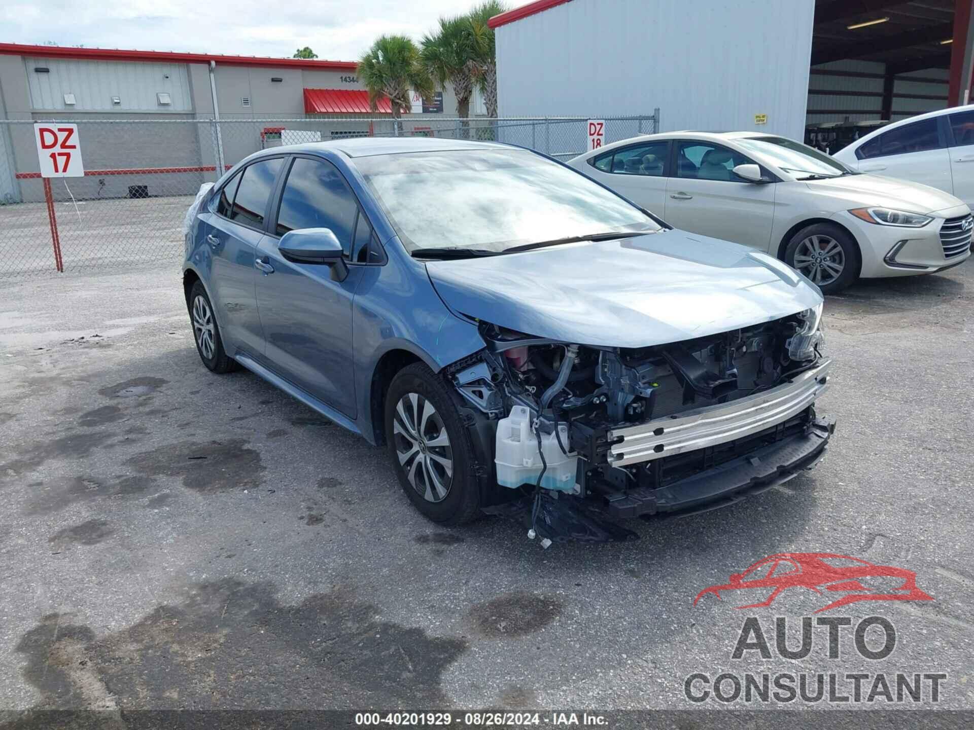 TOYOTA COROLLA 2022 - JTDEAMDE2N3012043