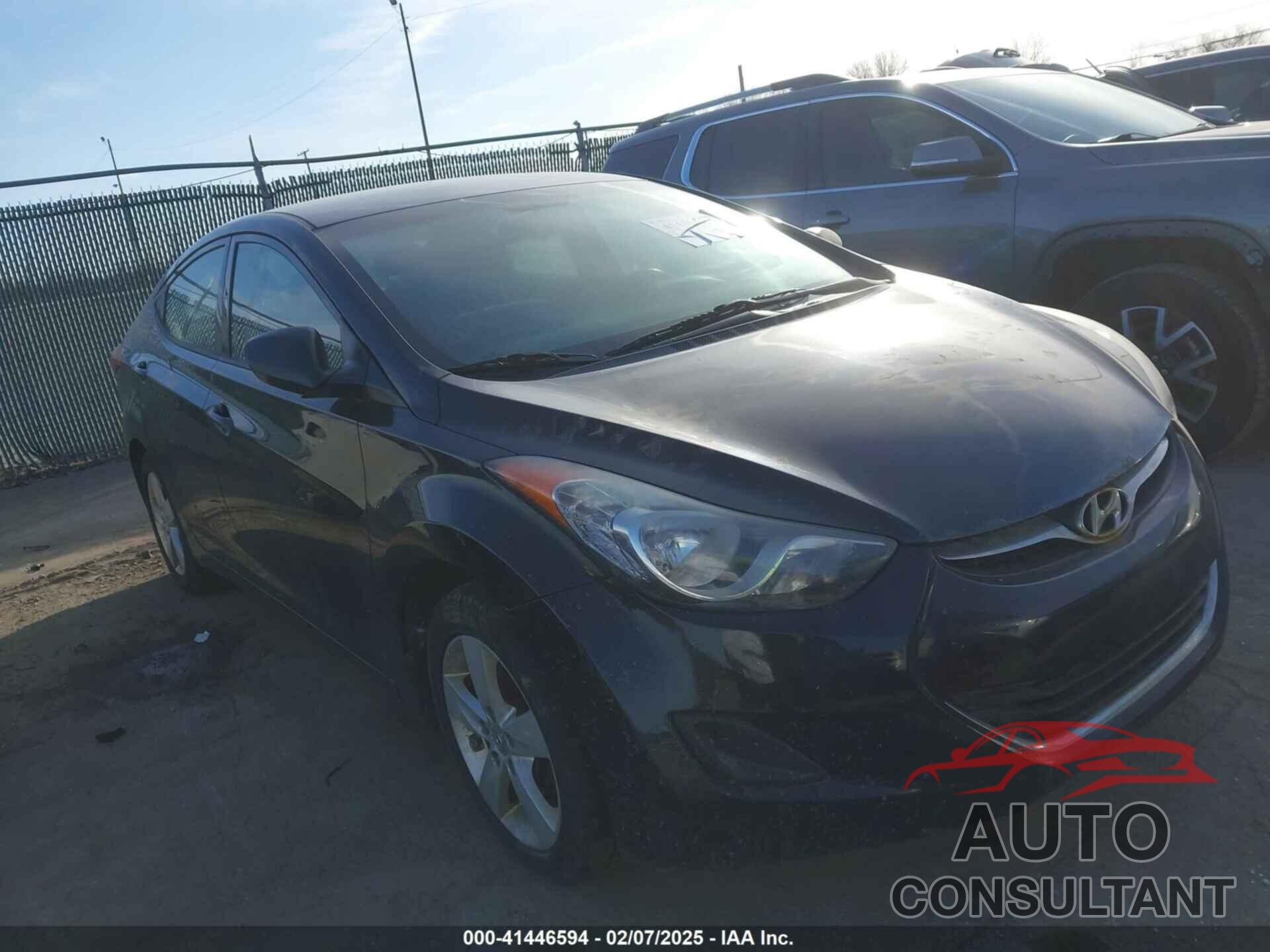 HYUNDAI ELANTRA 2013 - KMHDH4AEXDU014266