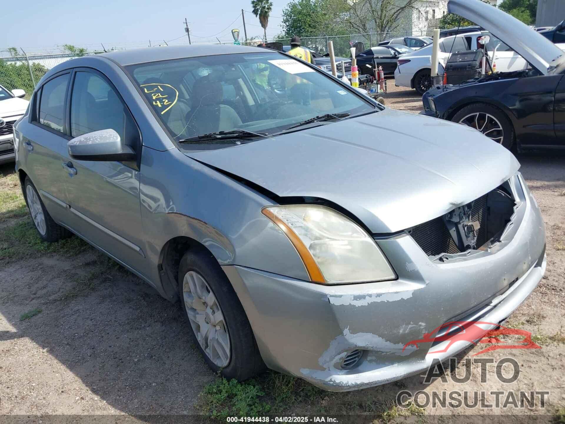 NISSAN SENTRA 2012 - 3N1AB6AP2CL765010