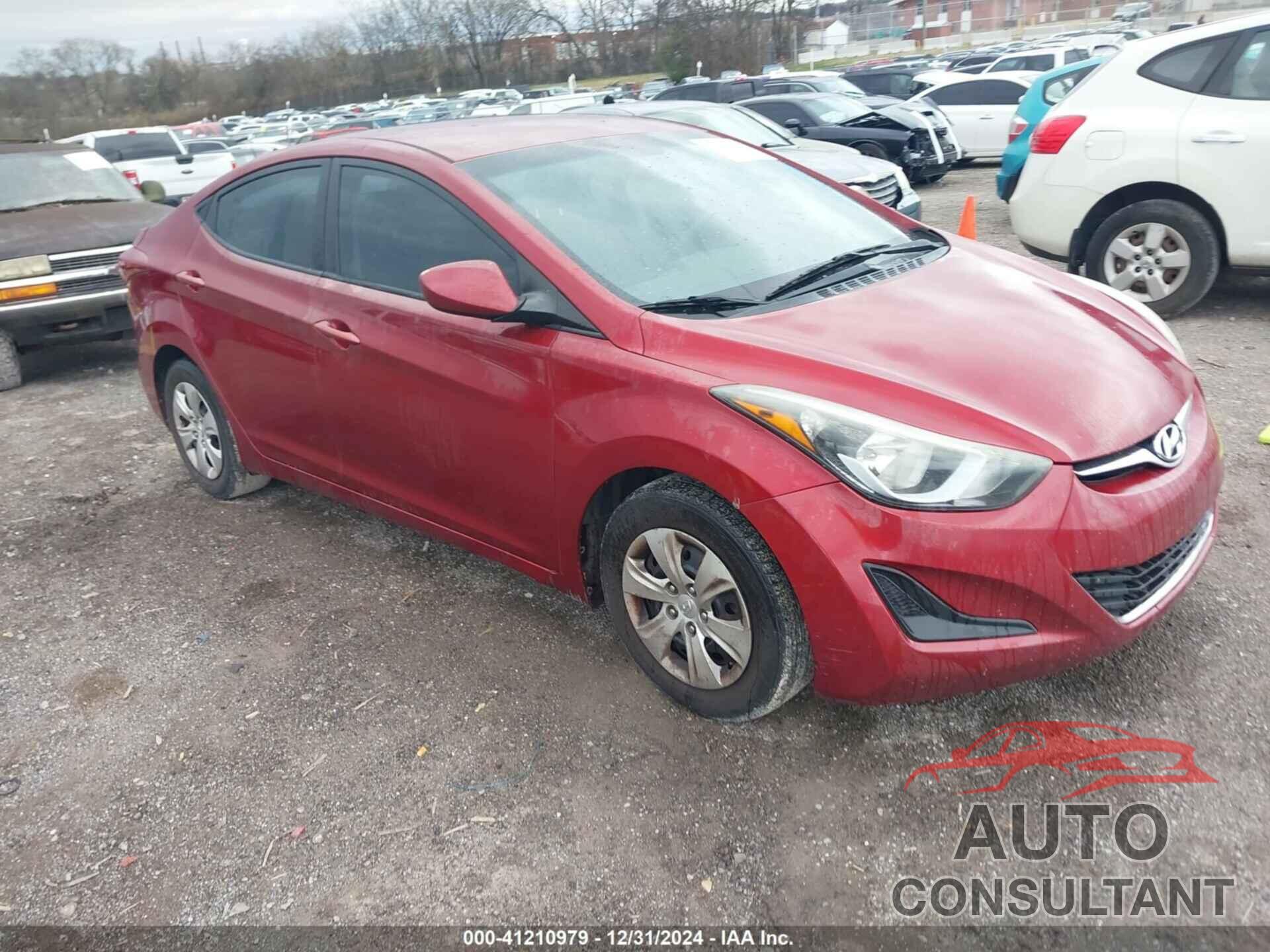 HYUNDAI ELANTRA 2016 - 5NPDH4AE5GH705224