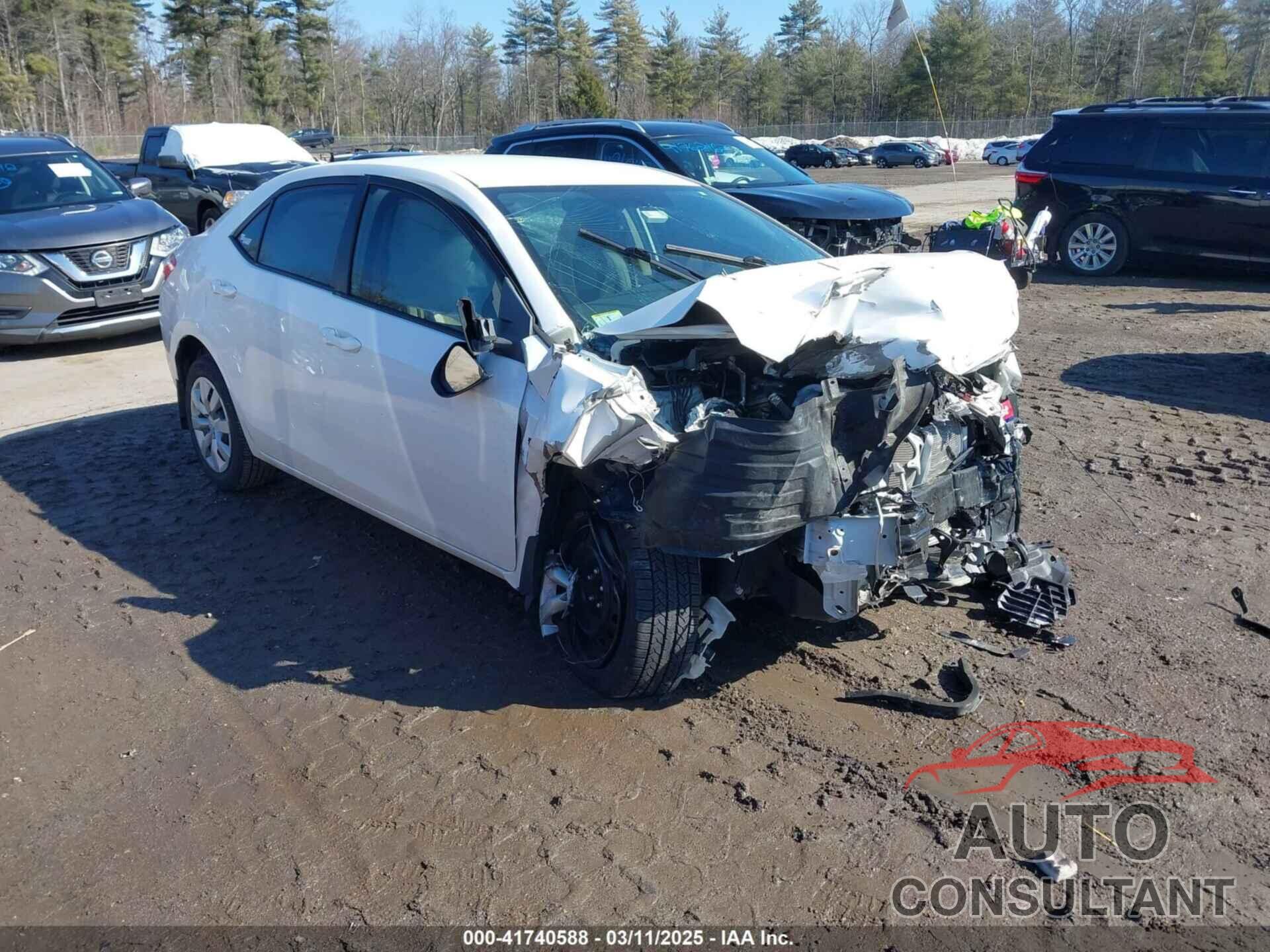 TOYOTA COROLLA 2016 - 2T1BURHE1GC727276