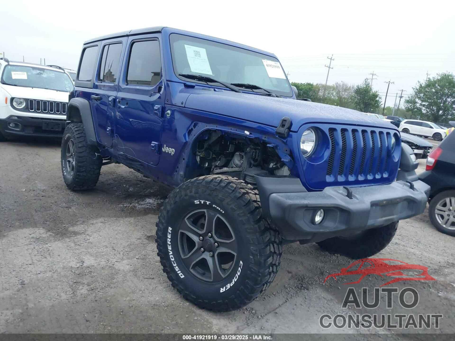JEEP WRANGLER UNLIMITED 2019 - 1C4HJXDG6KW578572
