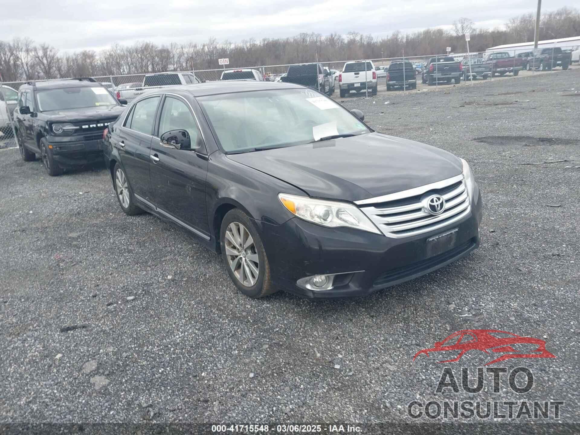 TOYOTA AVALON 2011 - 4T1BK3DB5BU375437
