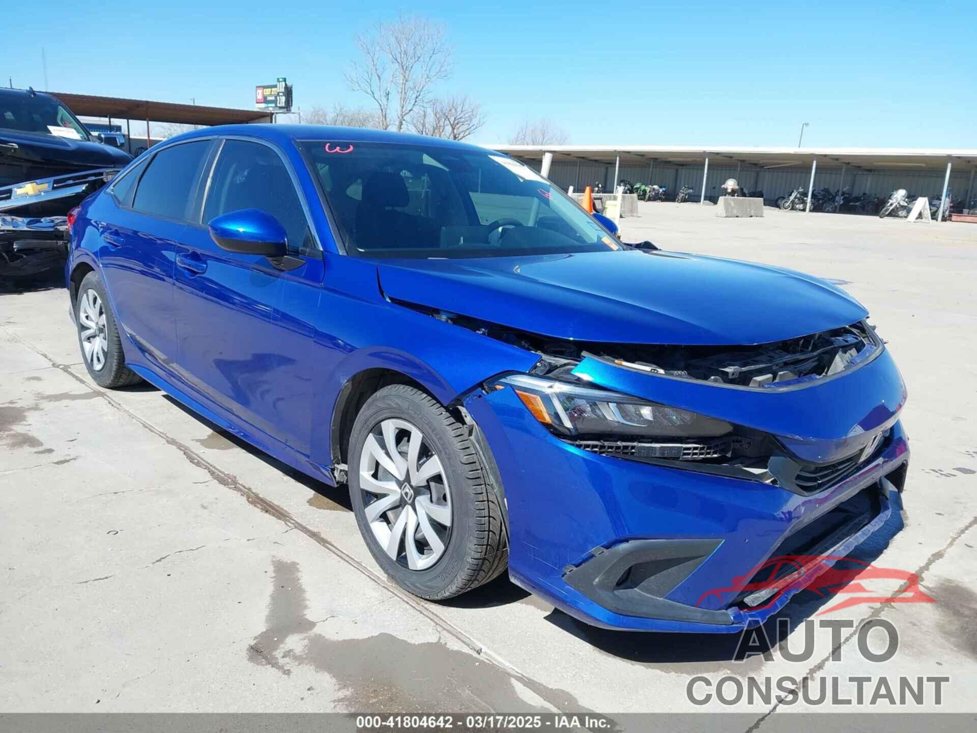 HONDA CIVIC 2022 - 2HGFE2F24NH510498