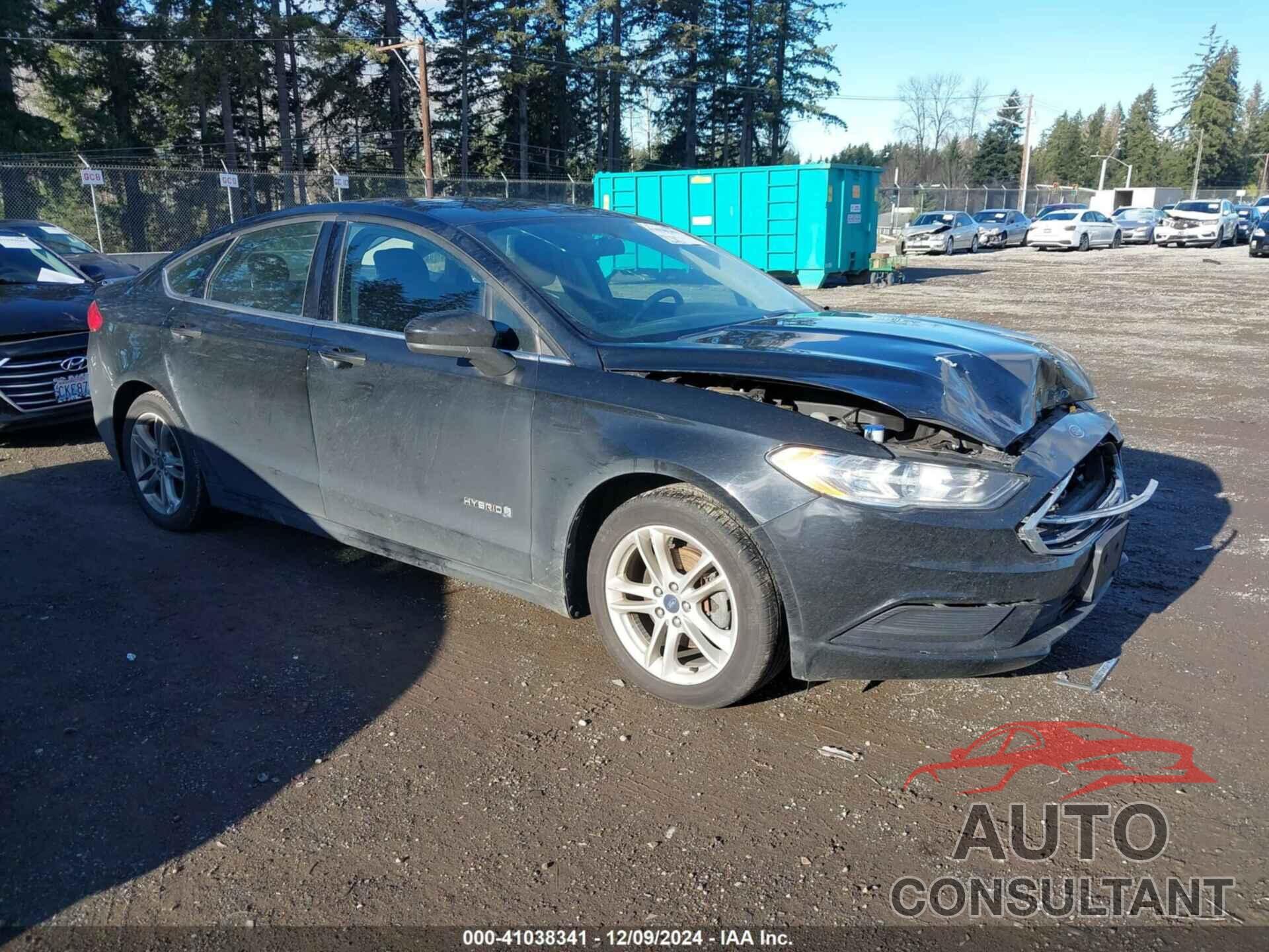 FORD FUSION HYBRID 2018 - 3FA6P0LU9JR248405