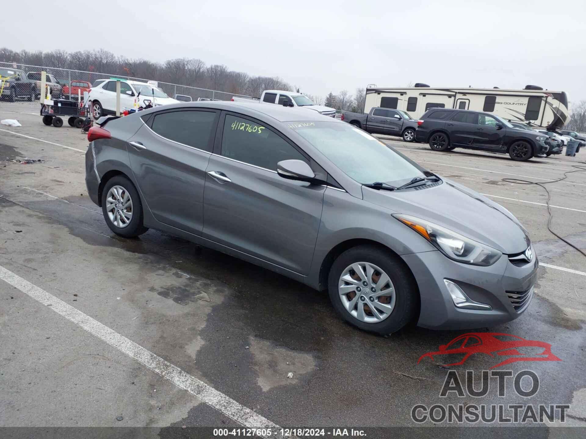 HYUNDAI ELANTRA 2014 - 5NPDH4AE3EH509974