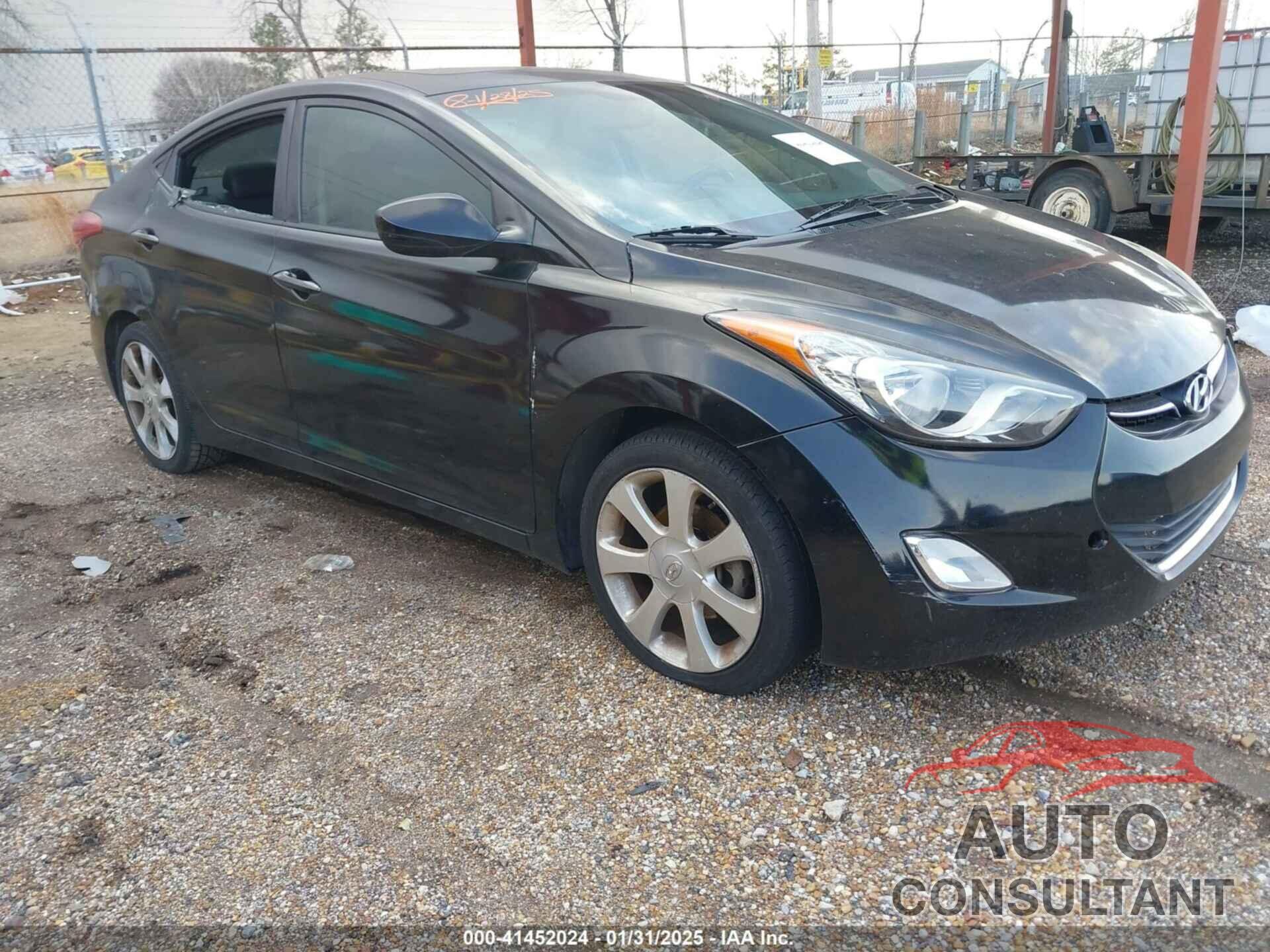 HYUNDAI ELANTRA 2013 - KMHDH4AE6DU619532
