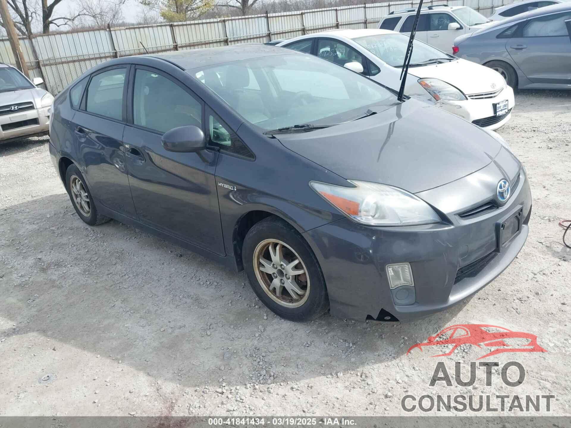 TOYOTA PRIUS 2011 - JTDKN3DU7B0324722