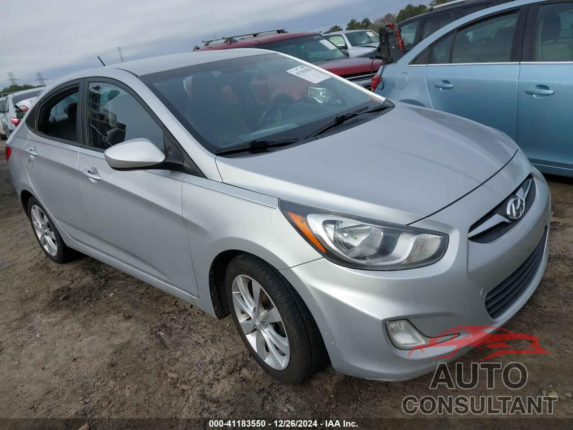 HYUNDAI ACCENT 2013 - KMHCU4AE0DU580220