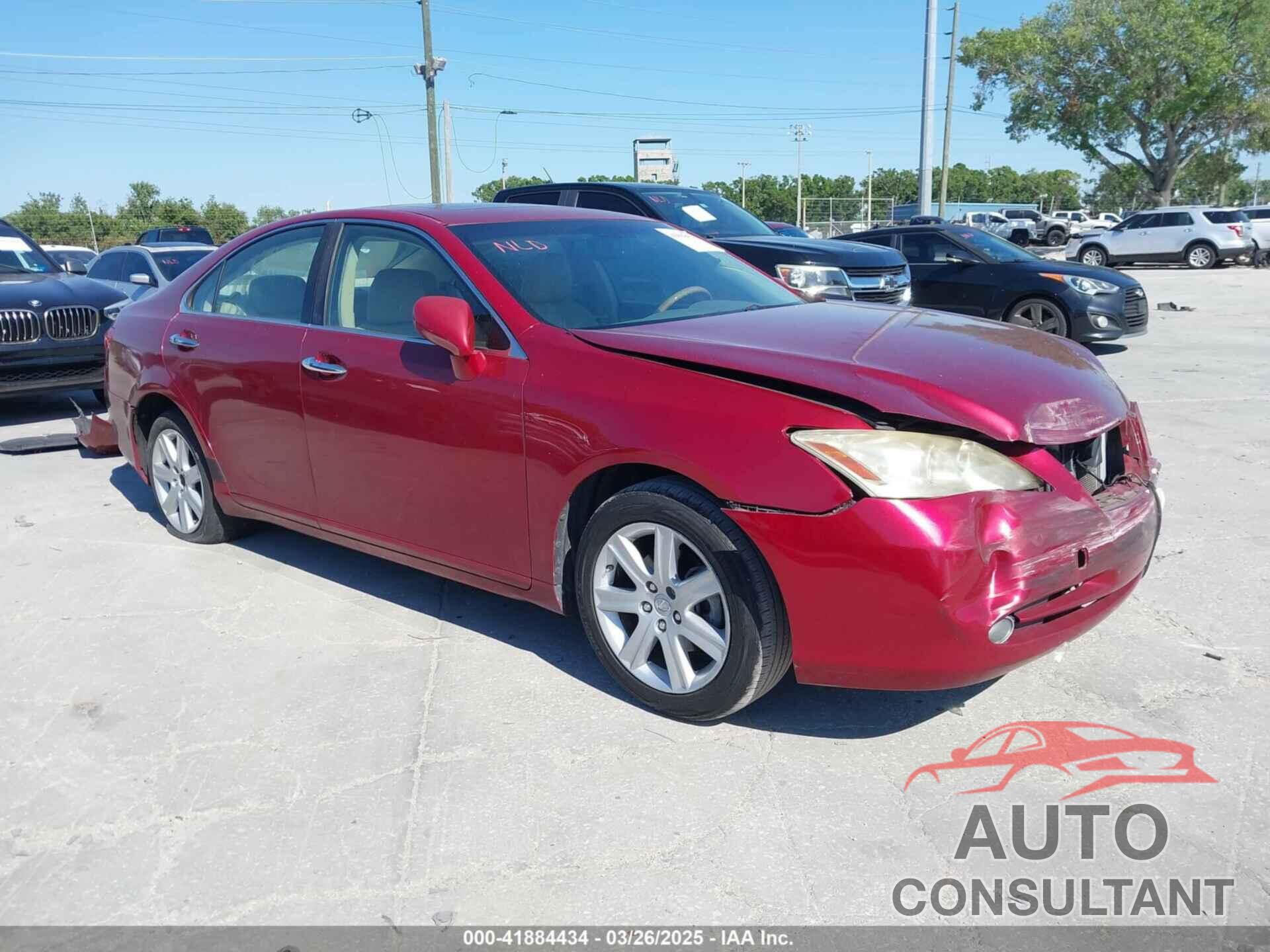 LEXUS ES 350 2009 - JTHBJ46G892319955