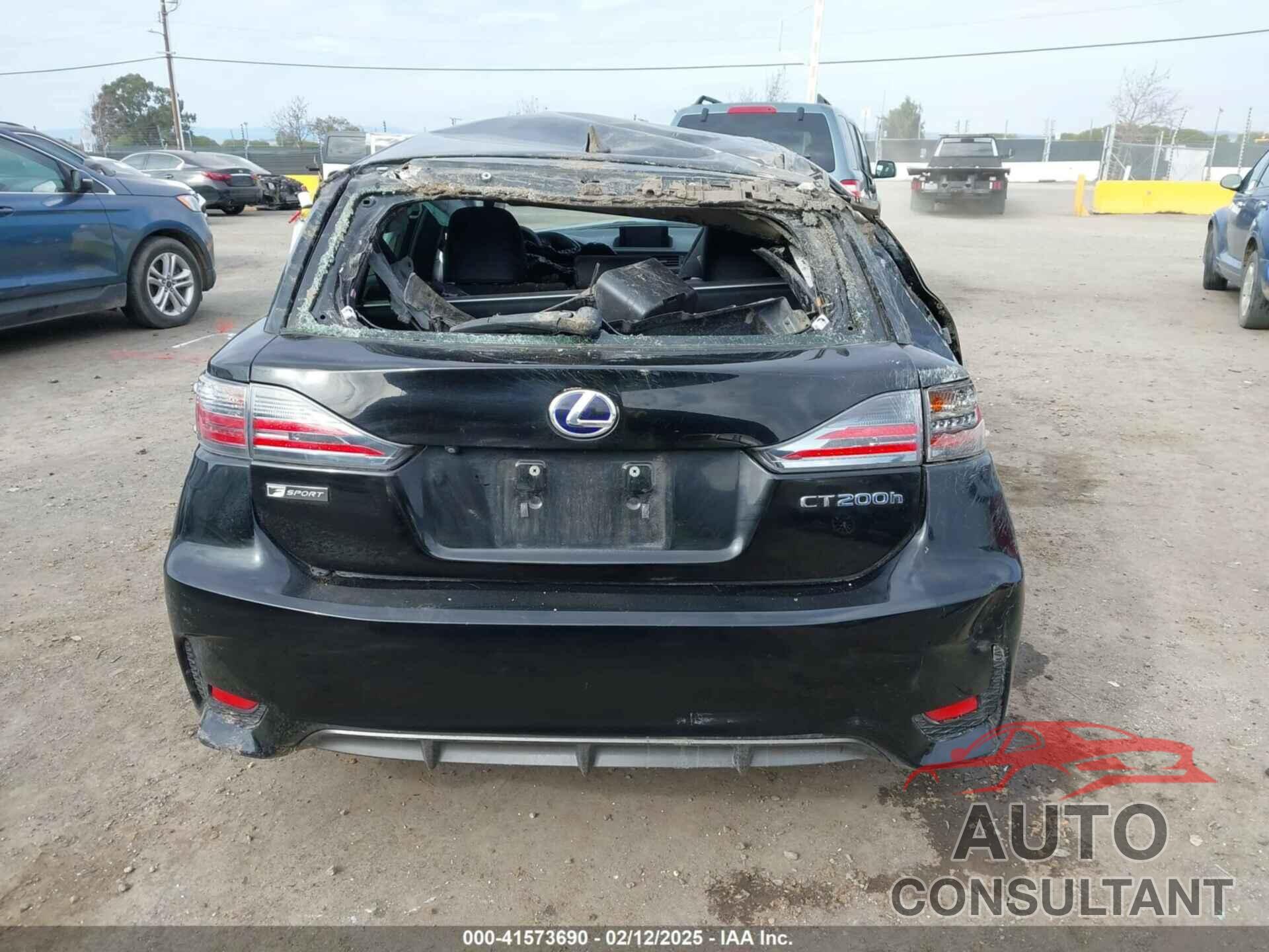 LEXUS CT 200H 2017 - JTHKD5BH6H2291891