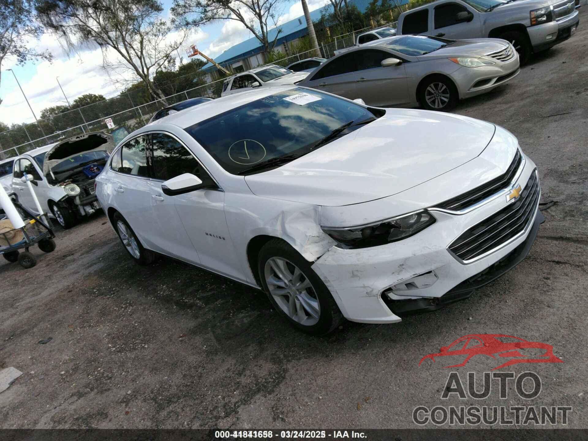 CHEVROLET MALIBU 2016 - 1G1ZE5ST1GF292111