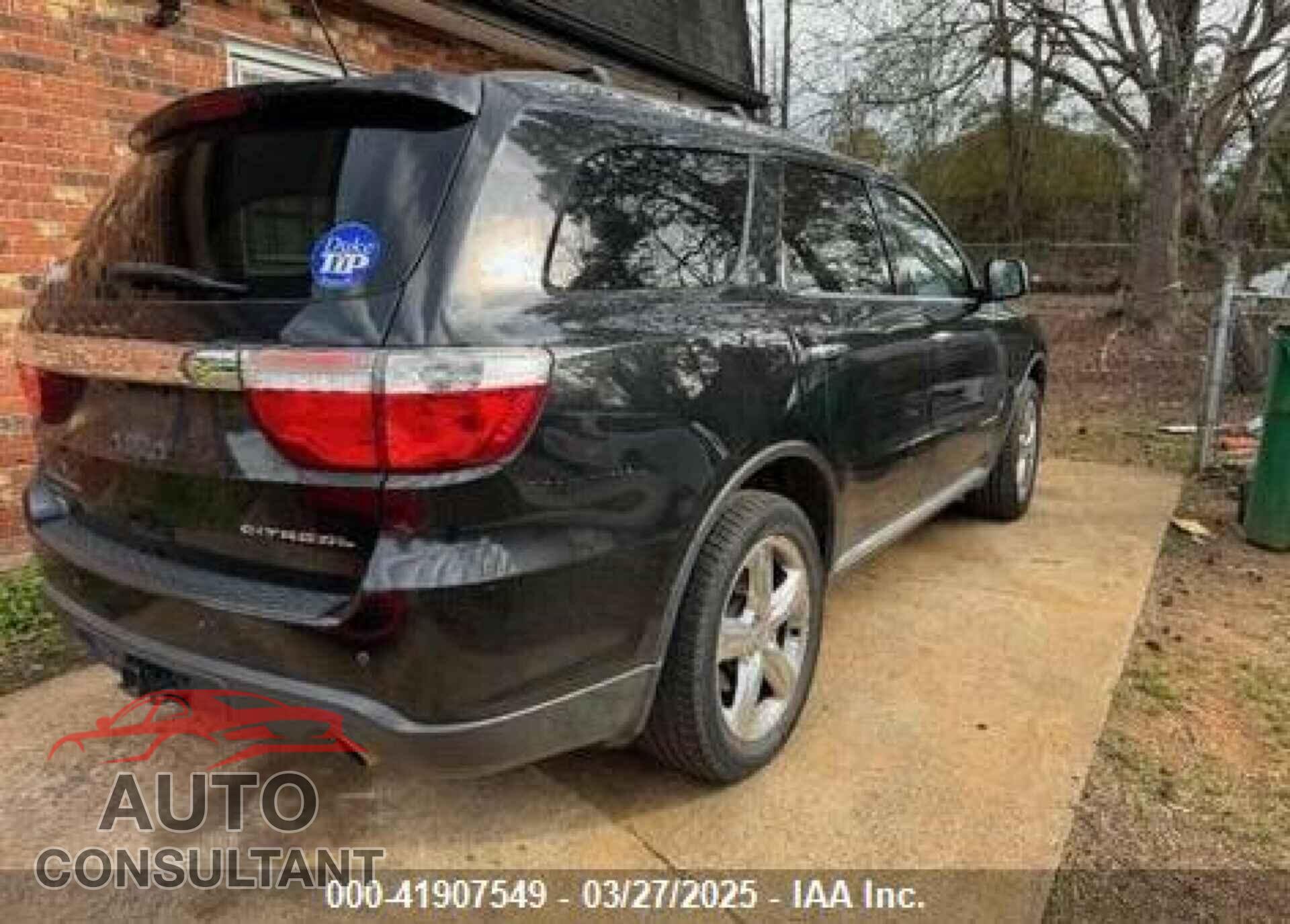 DODGE DURANGO 2013 - 1C4RDJEG2DC559612