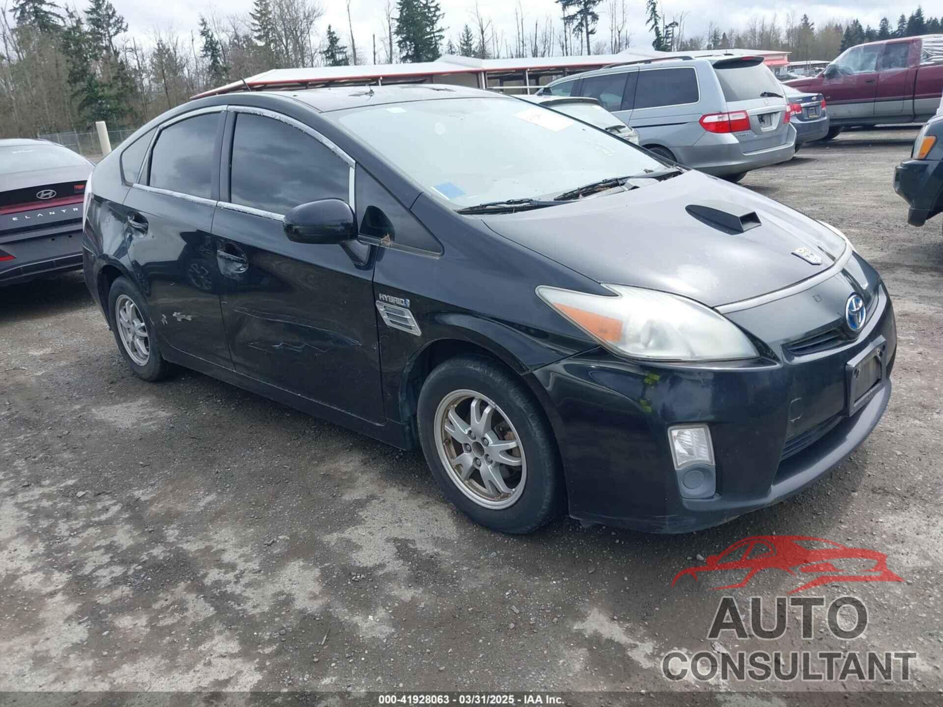 TOYOTA PRIUS 2010 - JTDKN3DU1A0068687