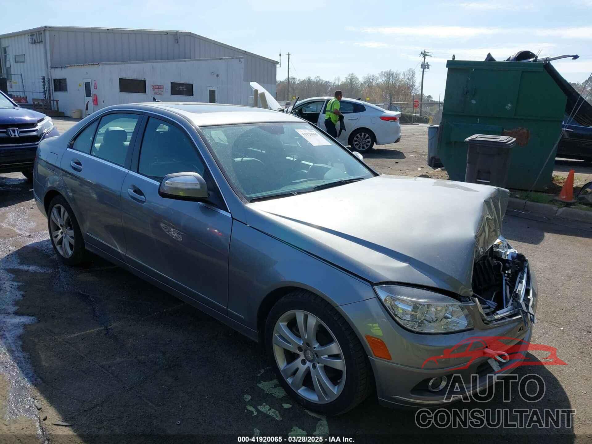 MERCEDES-BENZ C 2009 - WDDGF54X19F213220