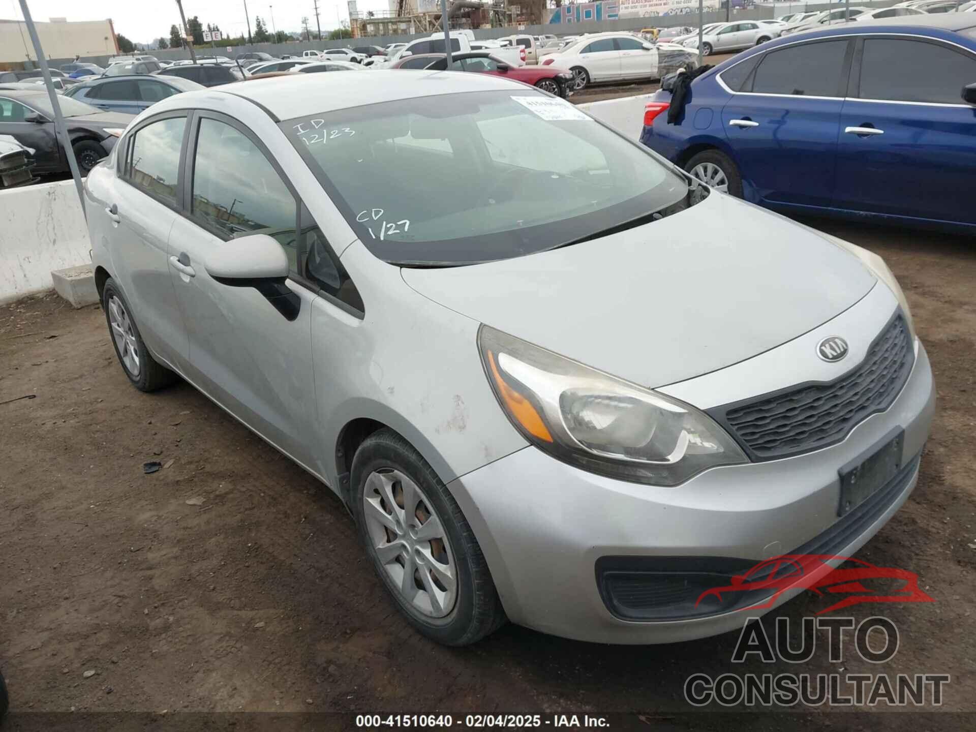 KIA RIO 2014 - KNADN4A35E6356867