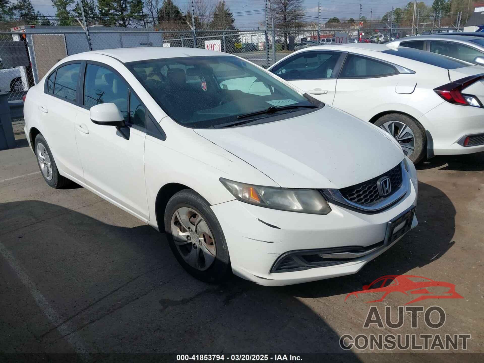 HONDA CIVIC 2013 - 2HGFB2F57DH573449