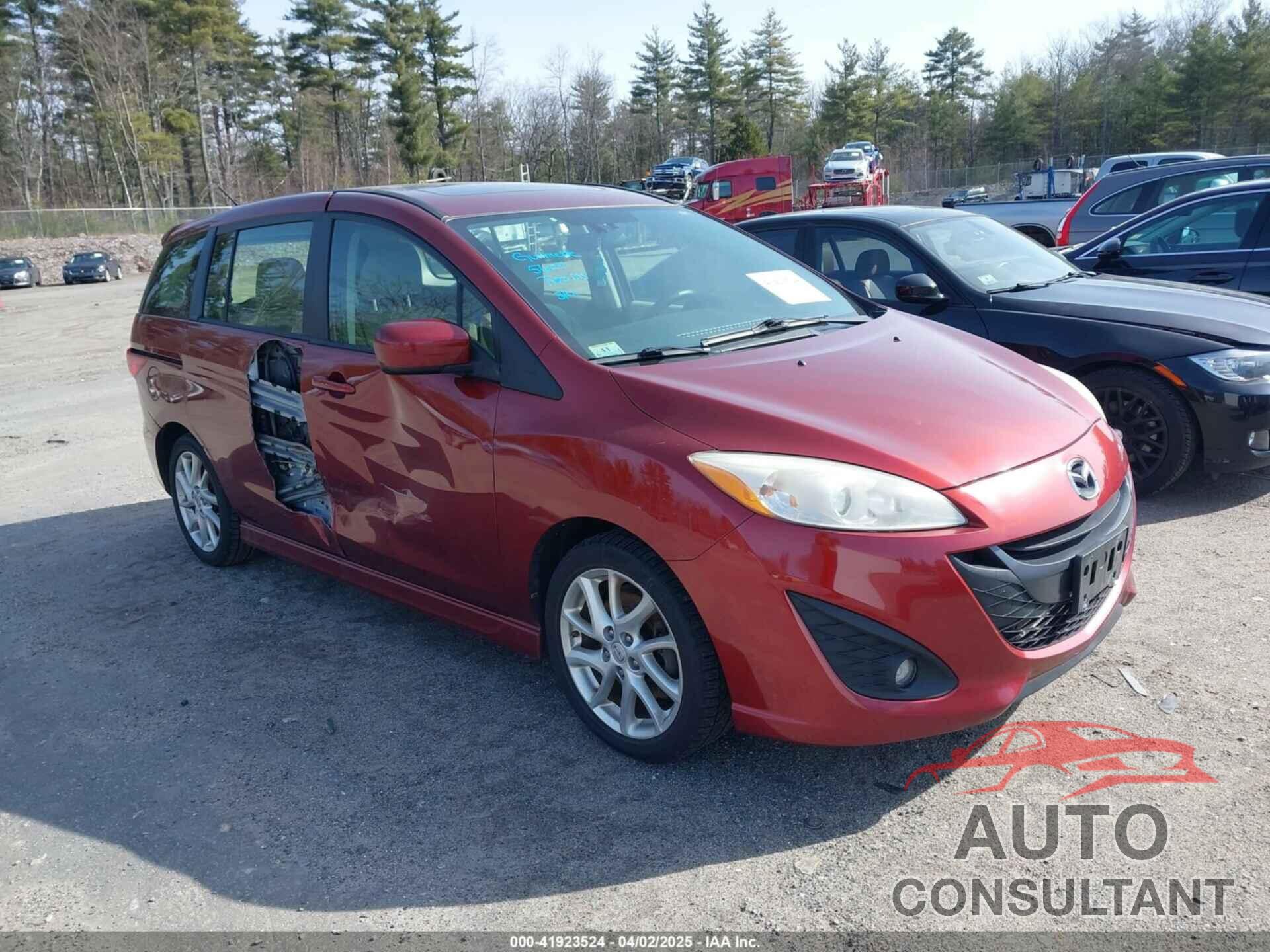 MAZDA MAZDA5 2012 - JM1CW2DL3C0144402