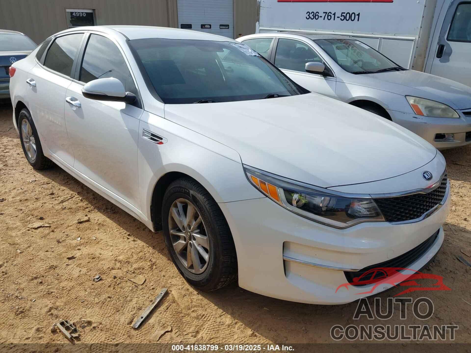 KIA OPTIMA 2016 - KNAGT4L38G5098398