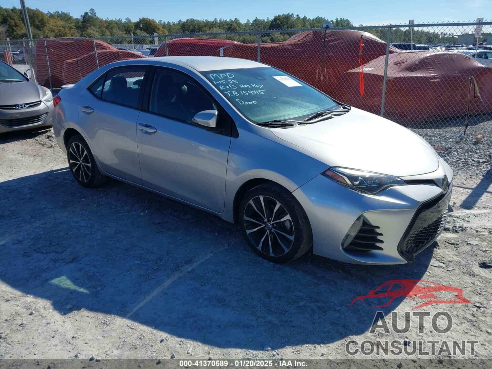 TOYOTA COROLLA 2019 - 2T1BURHE1KC239194