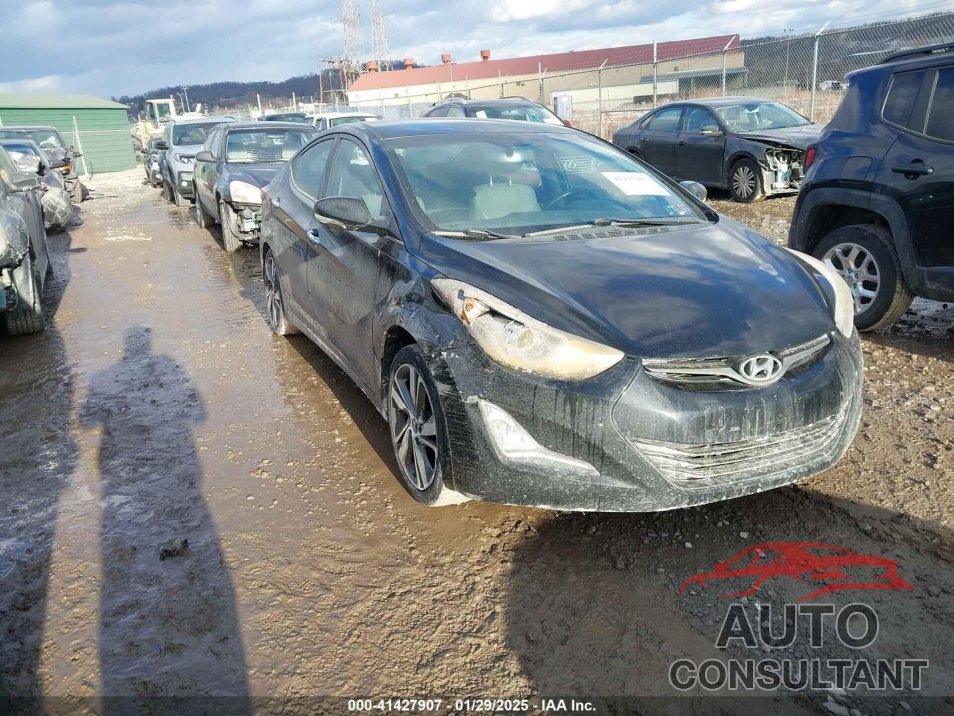 HYUNDAI ELANTRA 2014 - KMHDH4AE3EU038958
