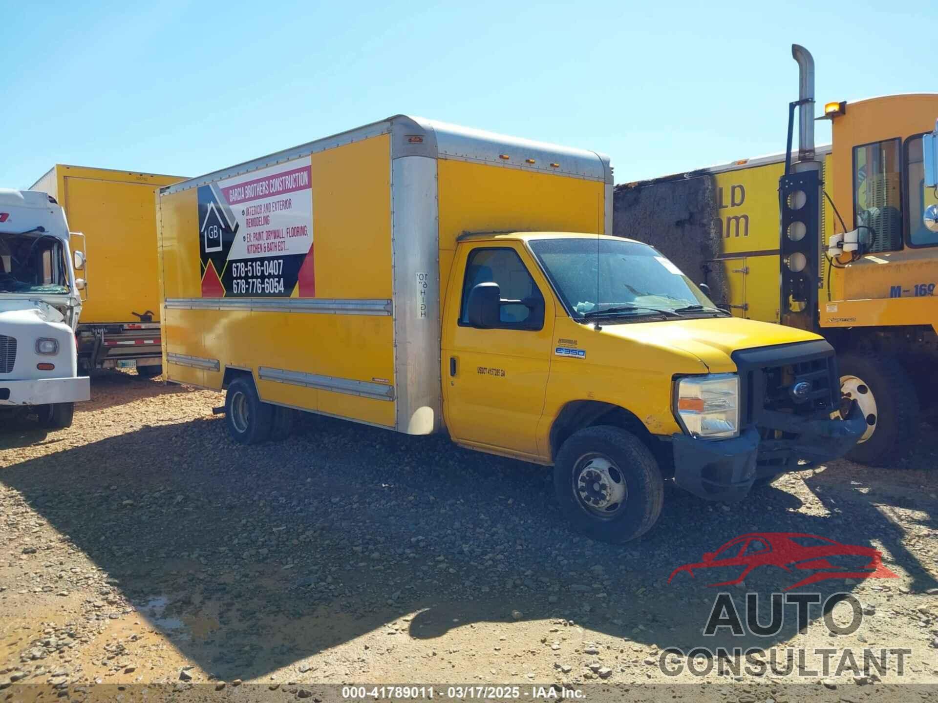 FORD E-350 CUTAWAY 2012 - 1FDWE3FS8CDA32760