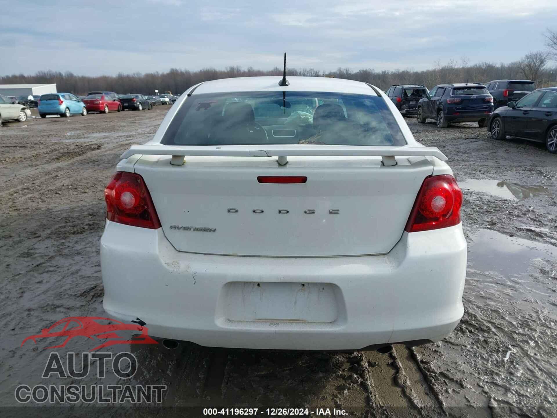 DODGE AVENGER 2012 - 1C3CDZAG3CN314979
