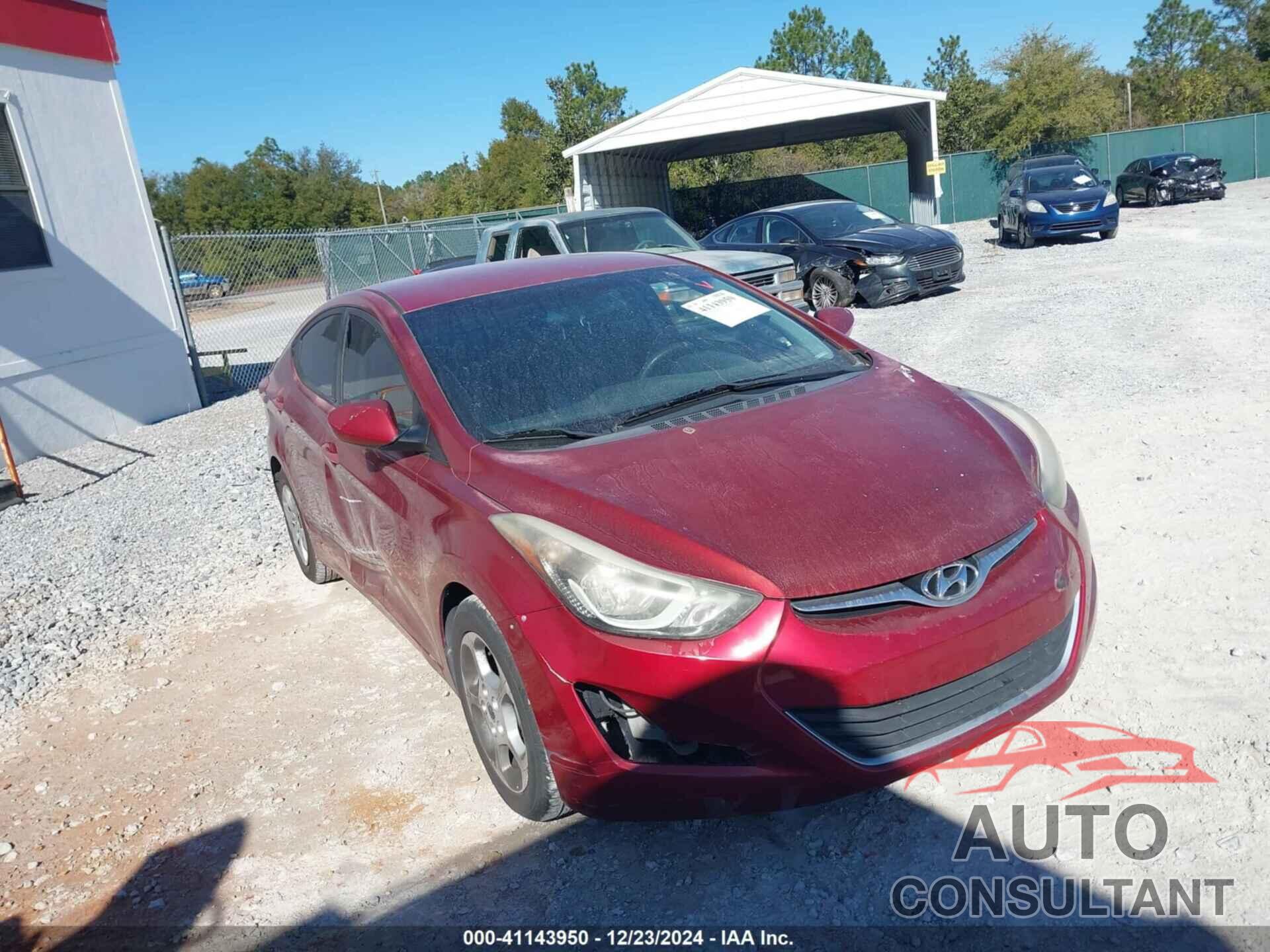 HYUNDAI ELANTRA 2016 - 5NPDH4AE7GH767594